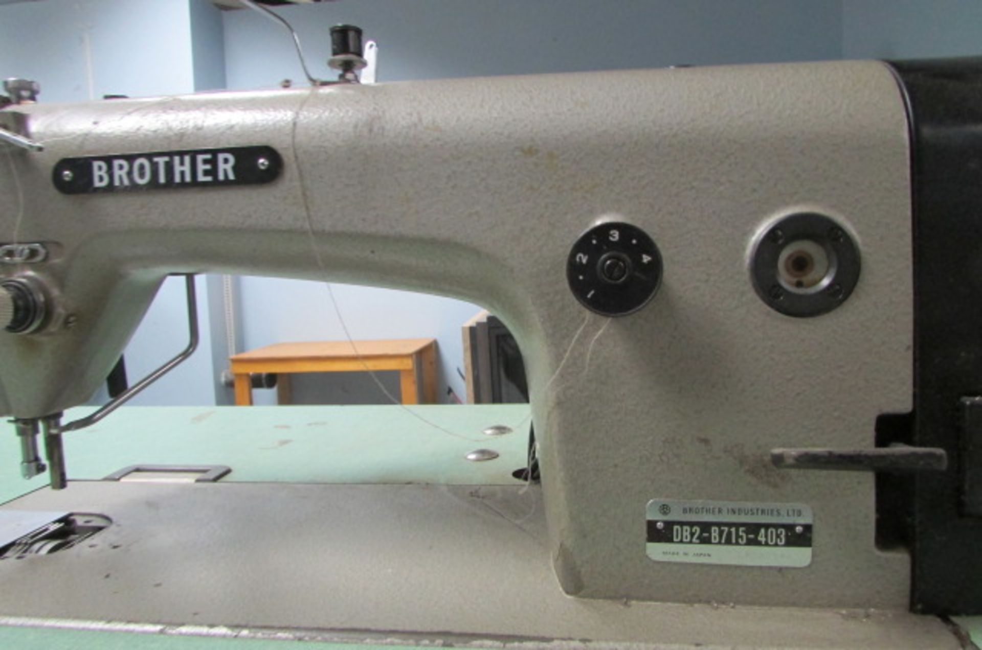 "BROTHER" SEWING MACHINE MODEL DB2-B715-403 - Image 3 of 3