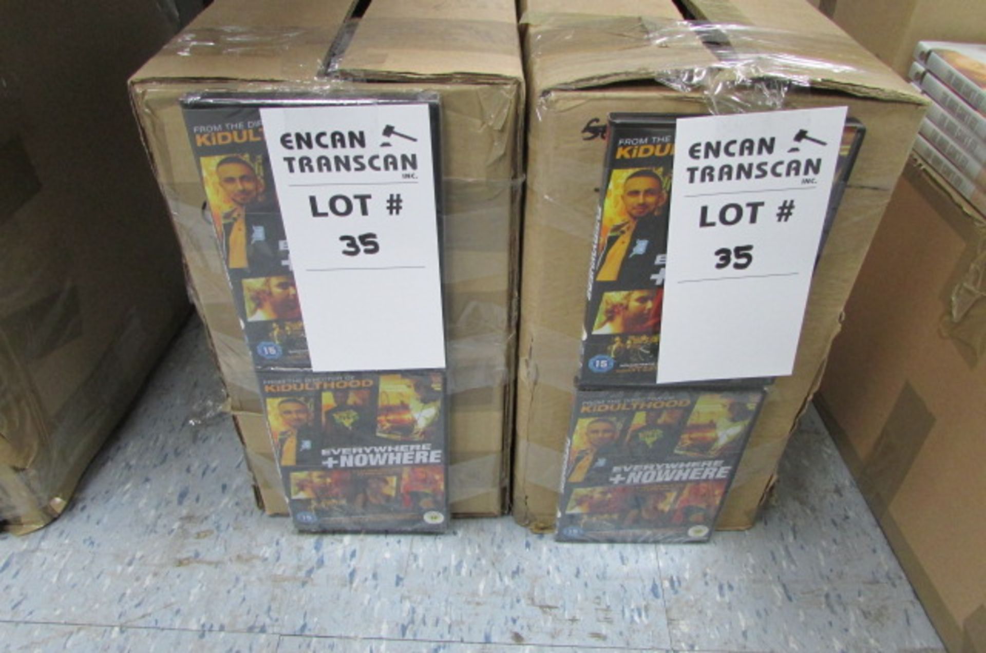 LOT:  DVD FILMS (individually wrapped) 188 UNITS