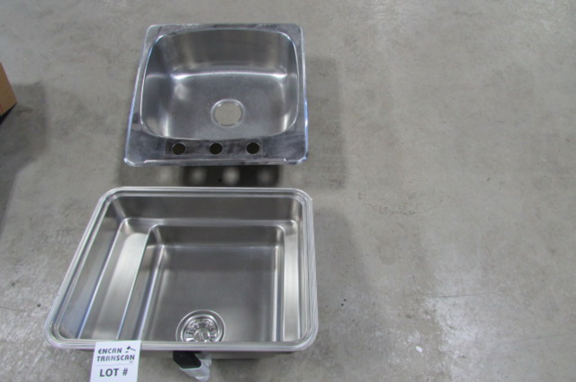 (2) STAINLESS STEEL KITCHEN SINKS - Image 2 of 2