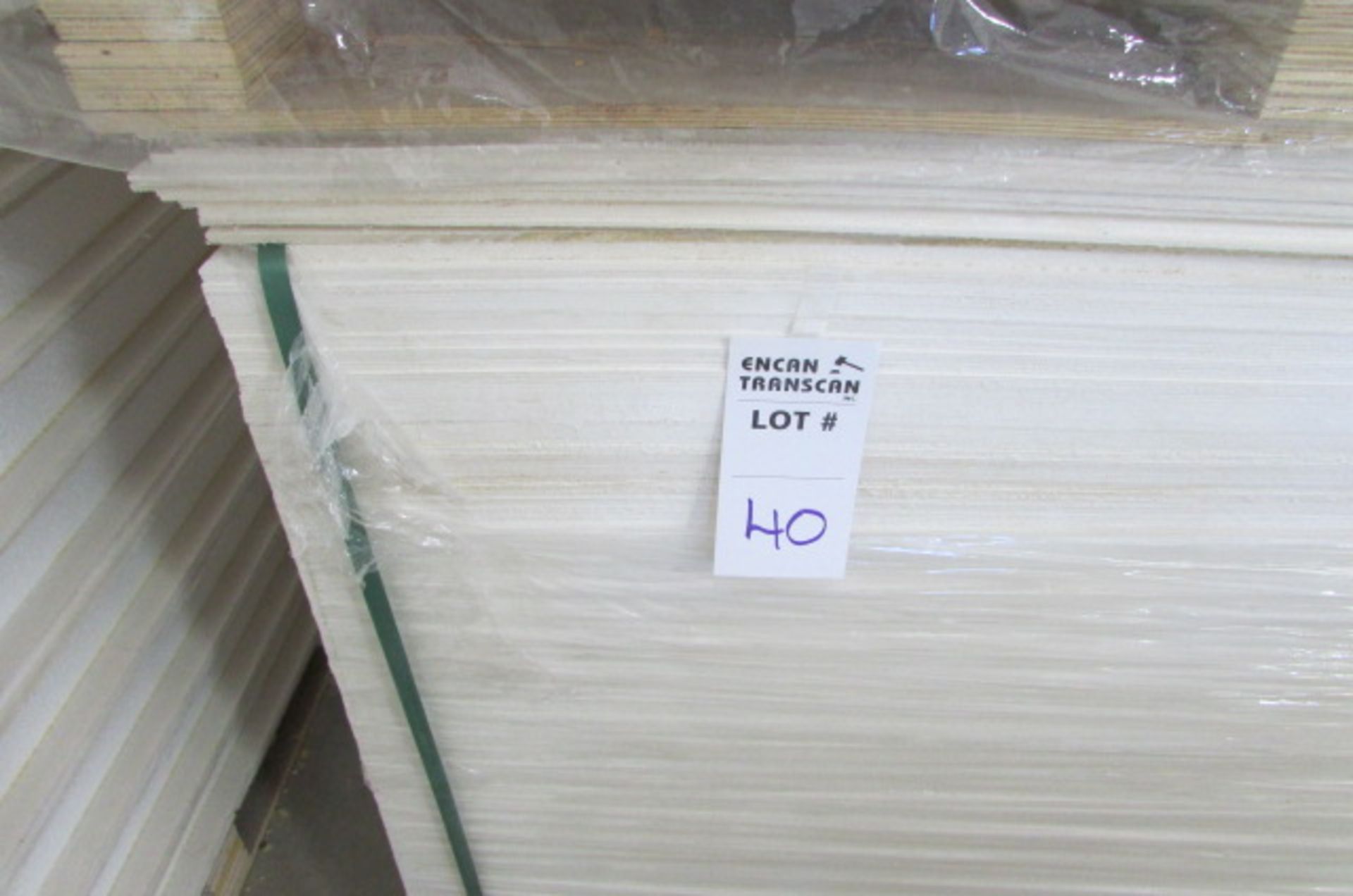 (75) MAGNESIUM OXIDE SHEETS, 3mm, 4' x 8'