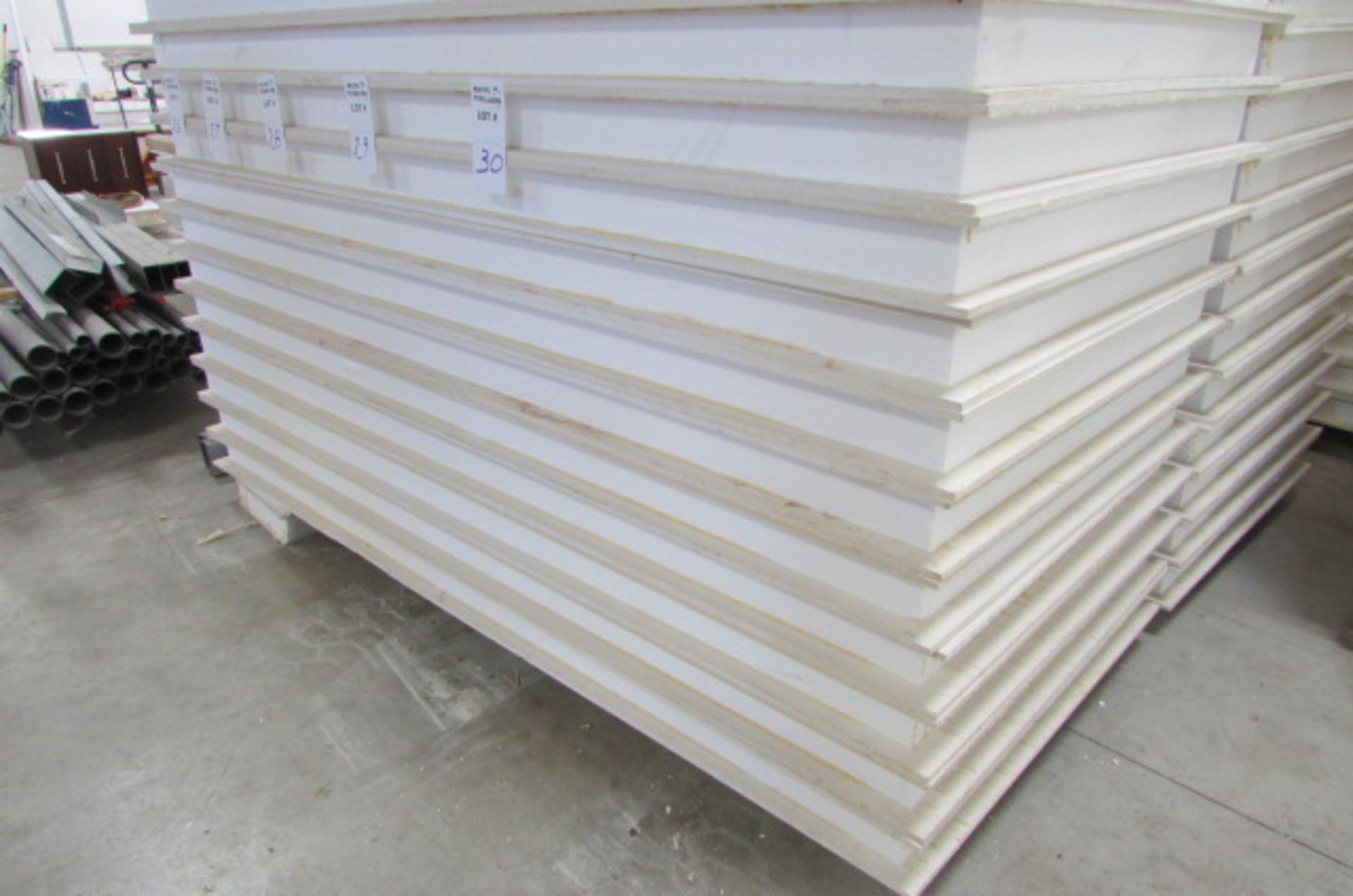 (10) BUILDING PANELS (4' X 8' ) MAGNESIUM OXIDE EXTERIOR -