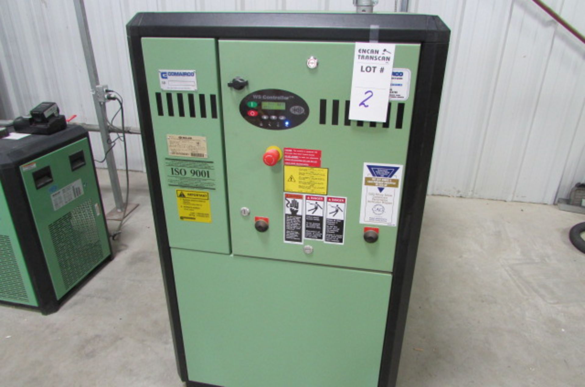 SULLAIR CAG1 ROTARY SCREW AIR COMPRESSOR 220011 W/WS CONTROLLER MOD. 2209AC - Image 2 of 5