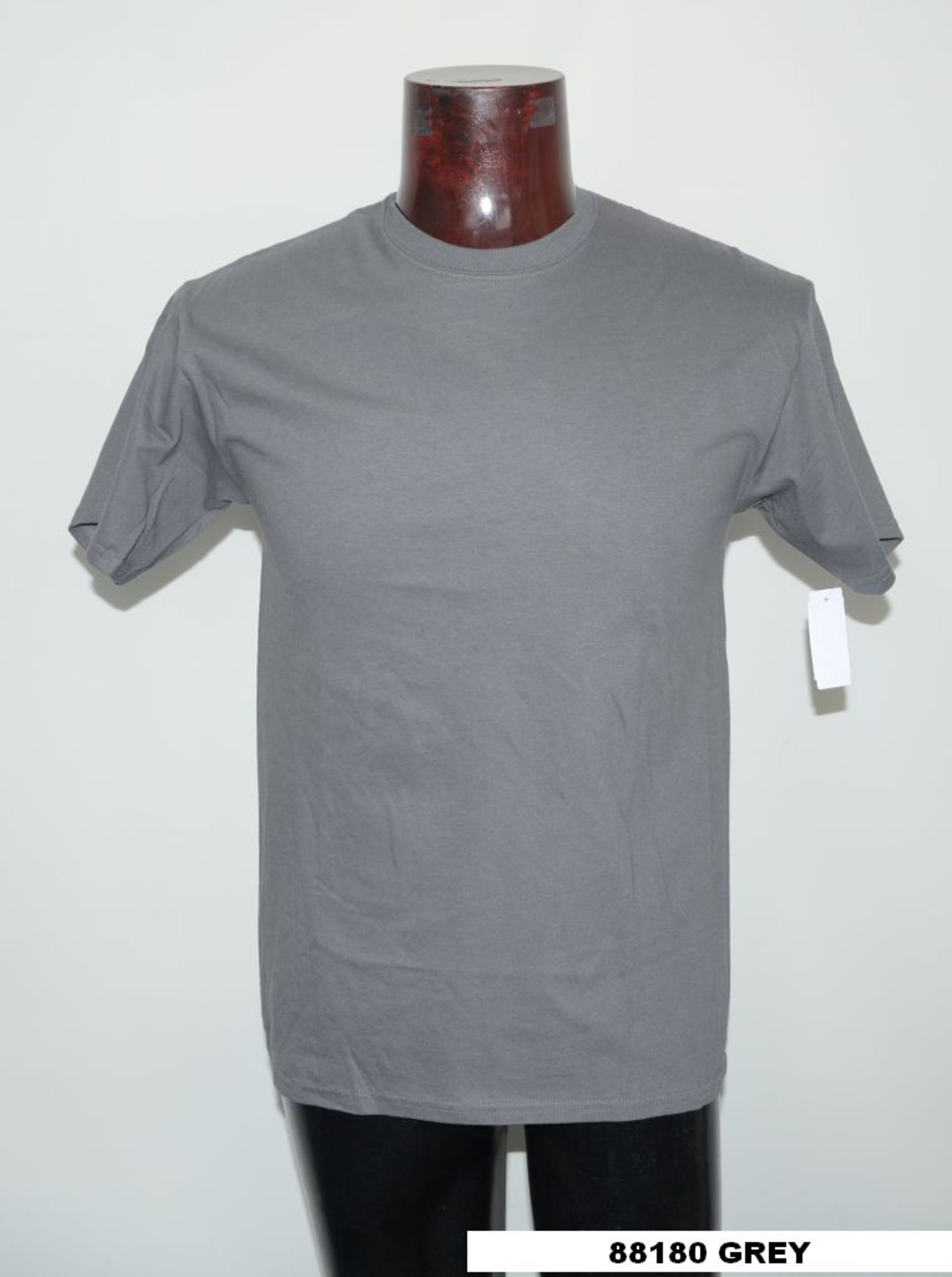 162 x T-Shirt S/S / Grey / 88180 GY - Image 2 of 3