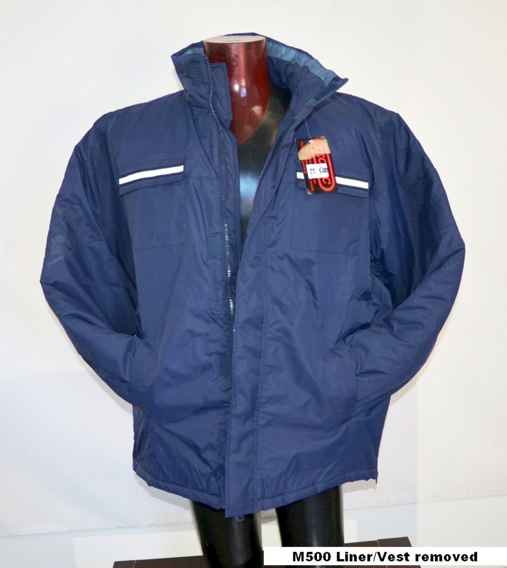 8 x Winter jacket / Navy Blue / M500 W/L BU - Image 2 of 6