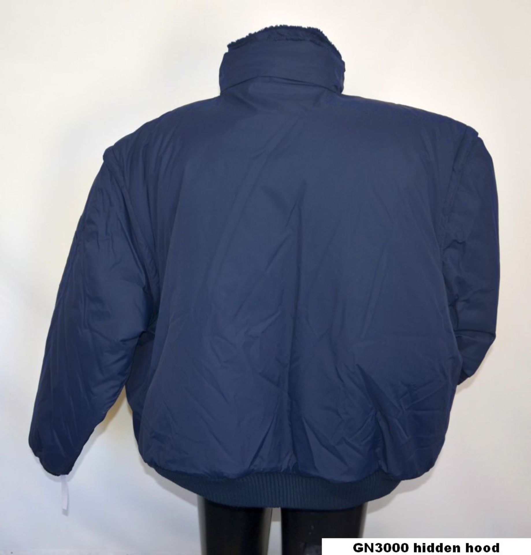 33 x Winter jacket / Navy Blue / GN-3000 BU - Image 3 of 5