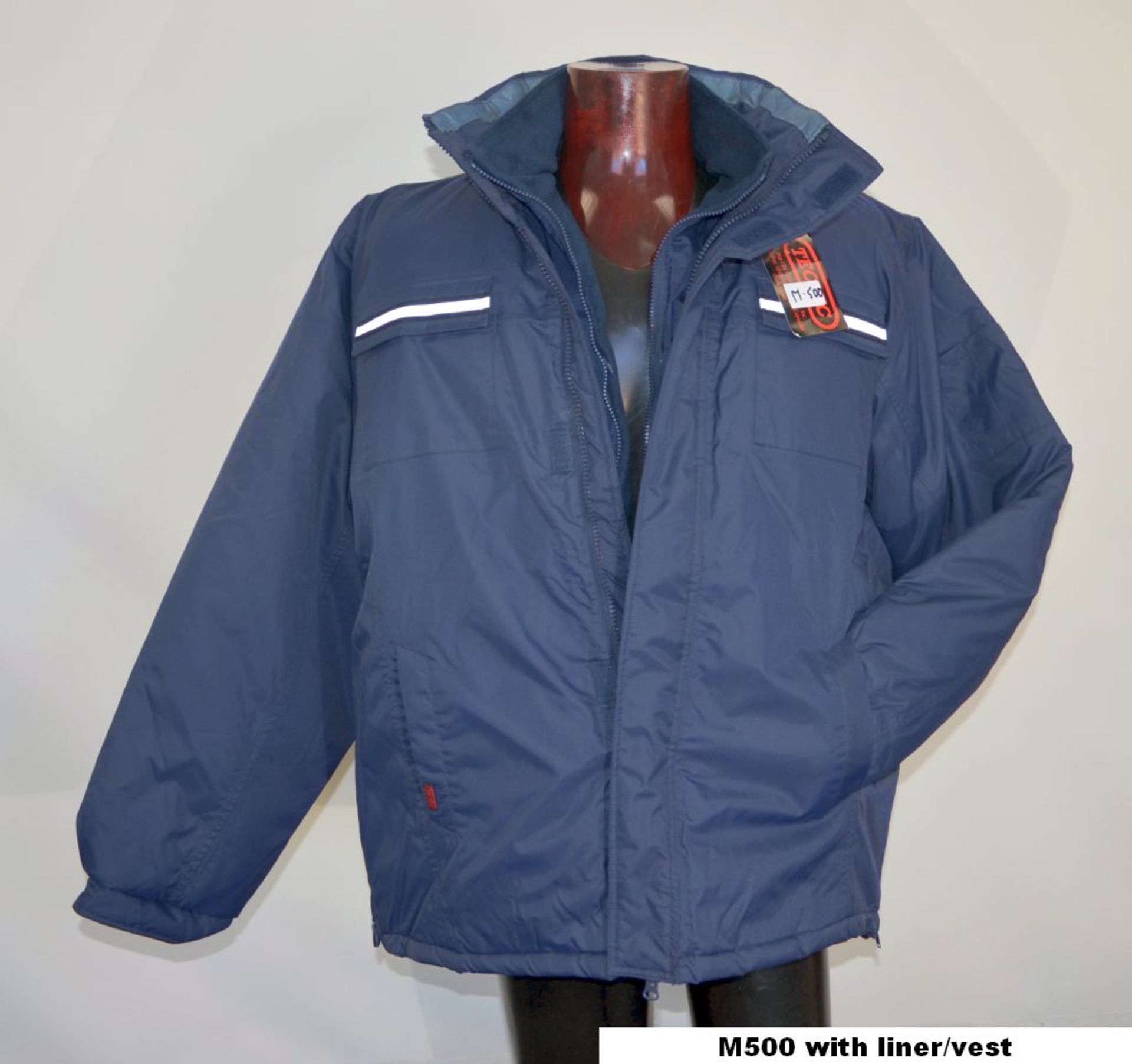 8 x Winter jacket / Navy Blue / M500 W/L BU