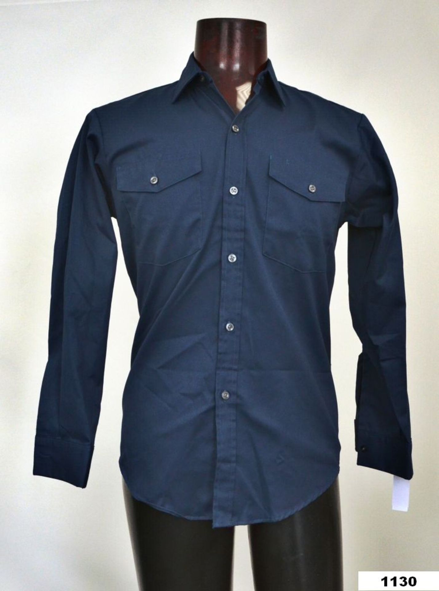 46 x Shirt L/S / Navy blue / 1130 BU