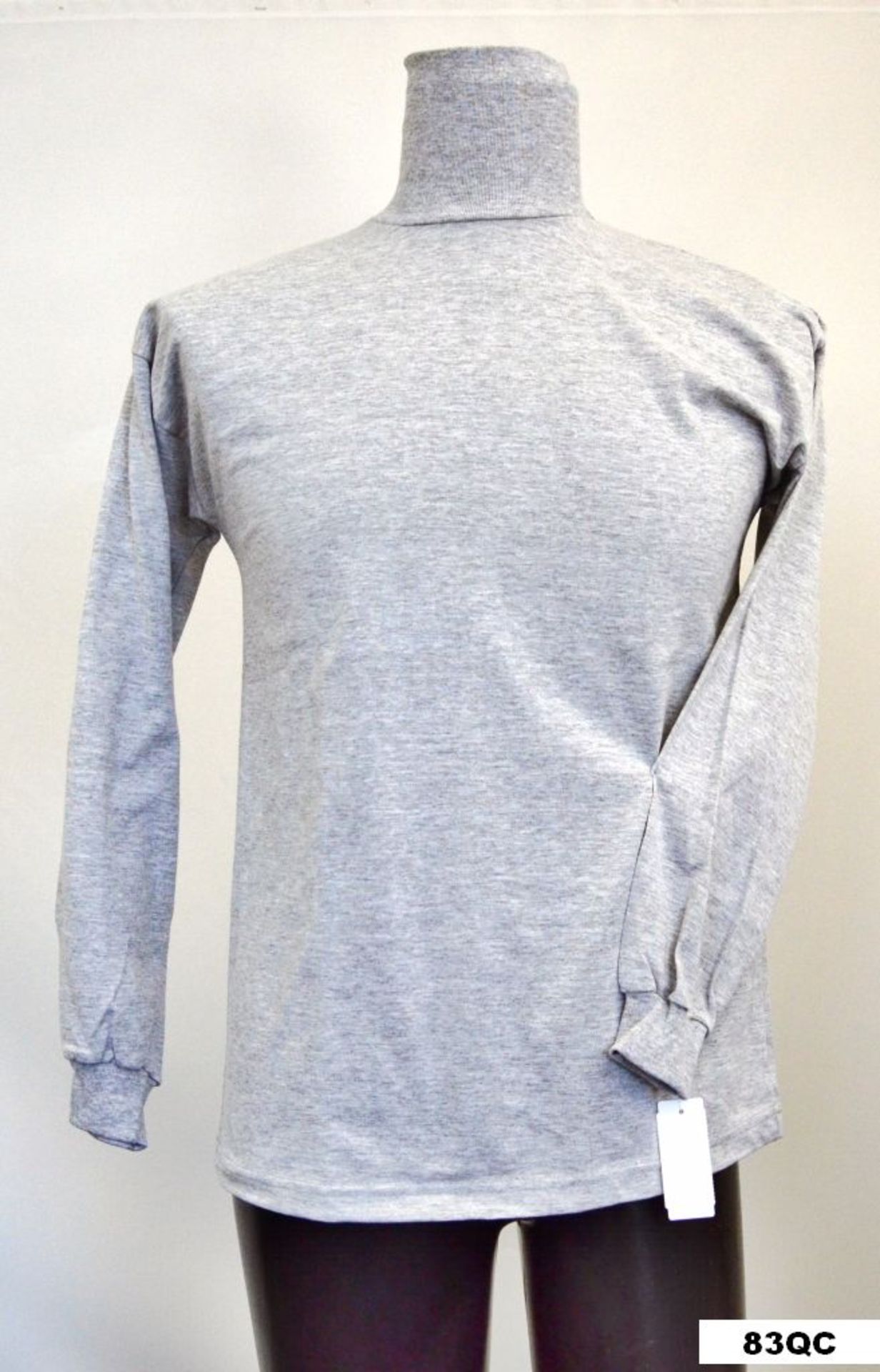 206 x Turtle Neck L/S / Assorted black, blue, grey and white / 83QC - Image 3 of 4