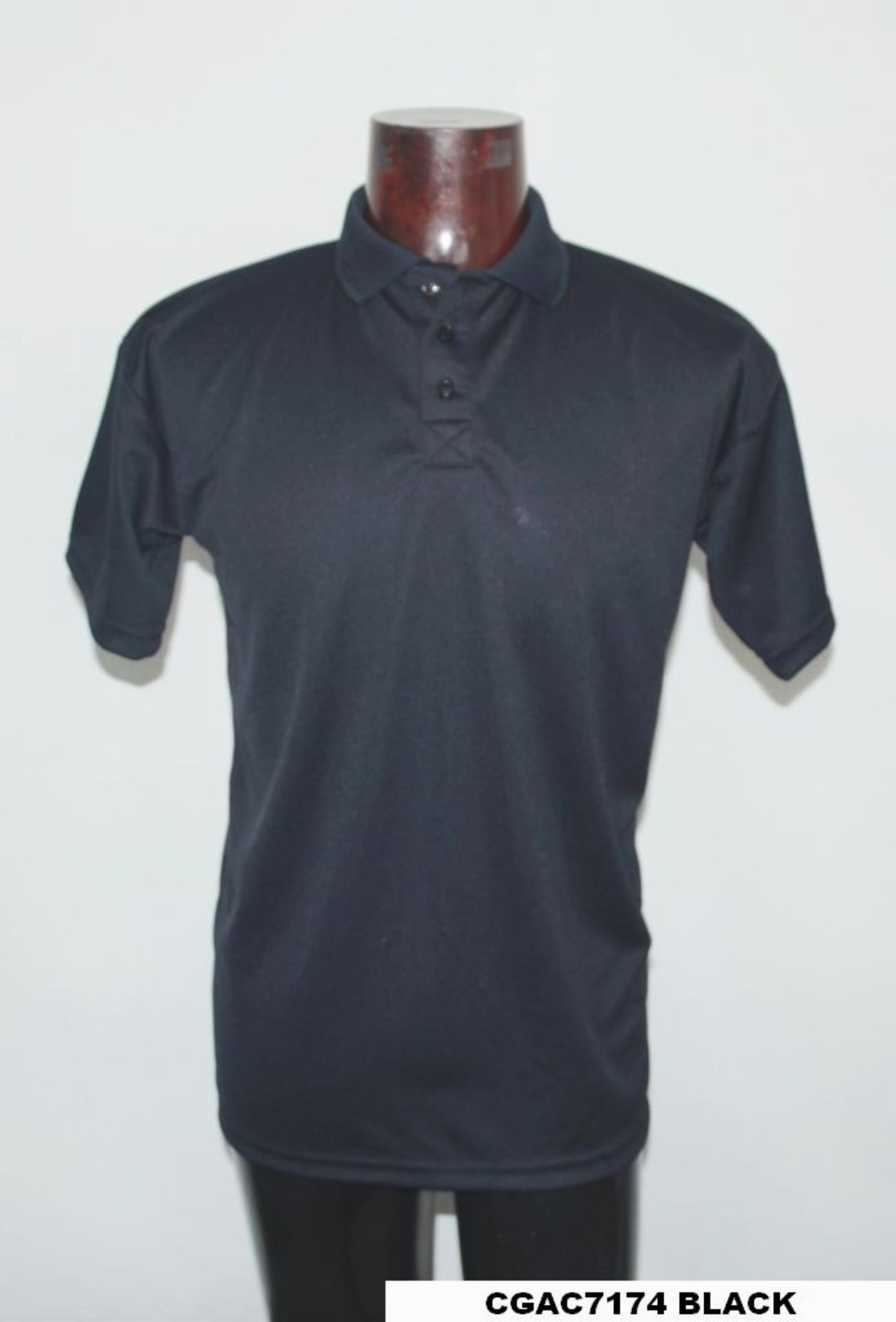 25 x Polo S/S / Black / CGAC-7174 BA