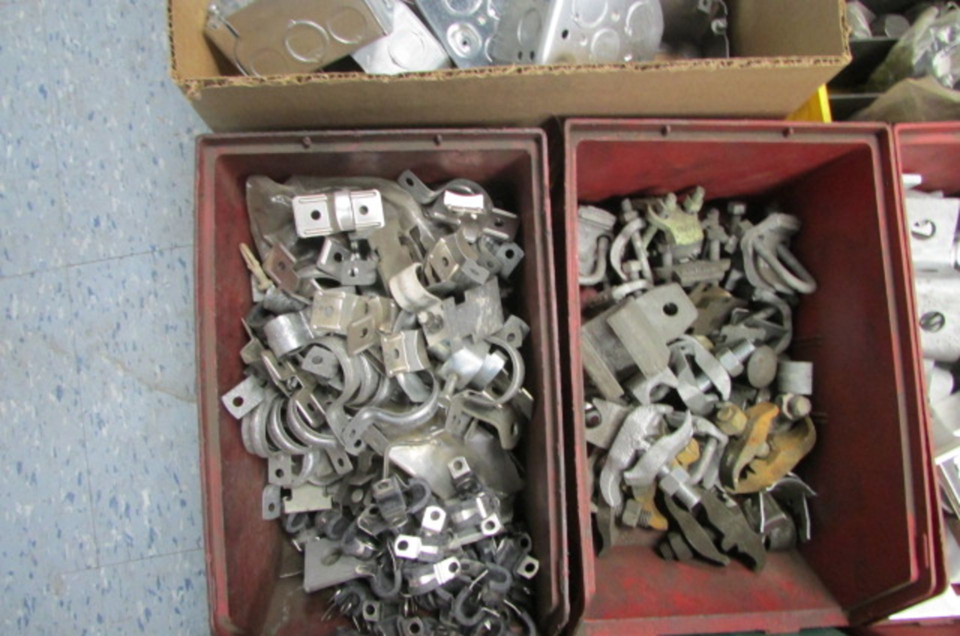 LOT: ASSORTED ELECTRICAL COMPONENTS, GALV. OUTLET BOXES, ETC. - Image 3 of 7