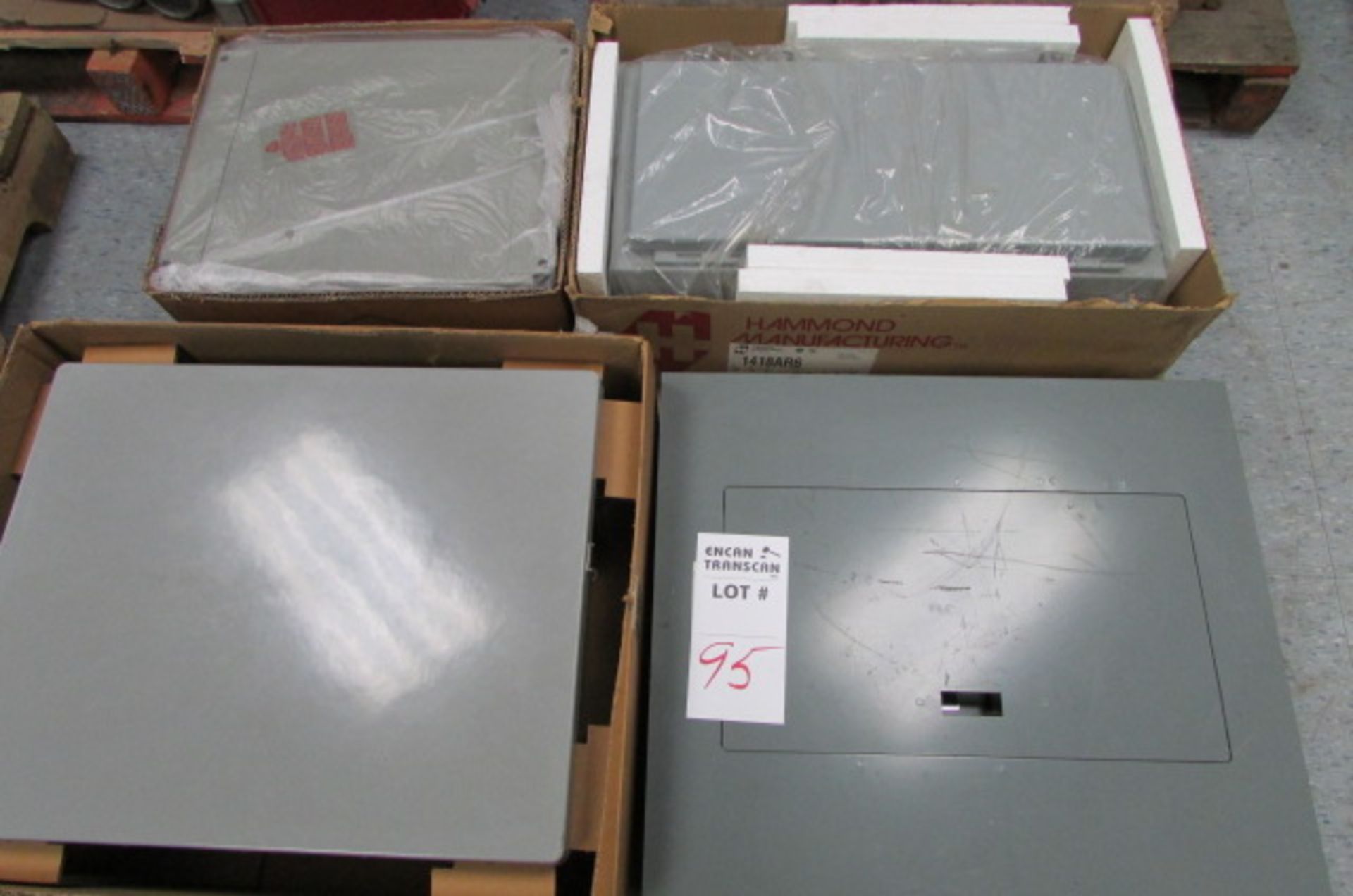 LOT: (4) ELECTRICAL JUNCTION BOXES/PANELS