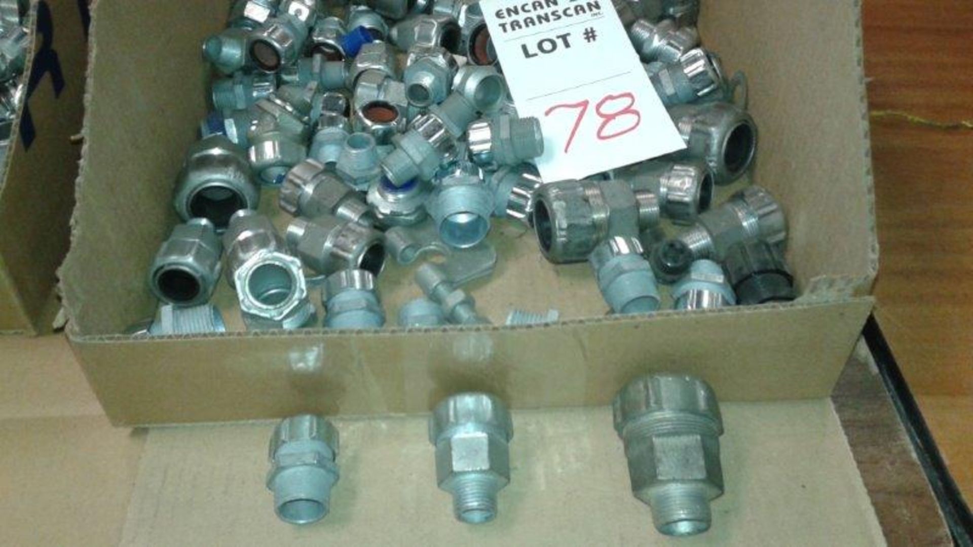 LOT: (75) CONDUIT CONNECTORS (ASST. DIAM.)