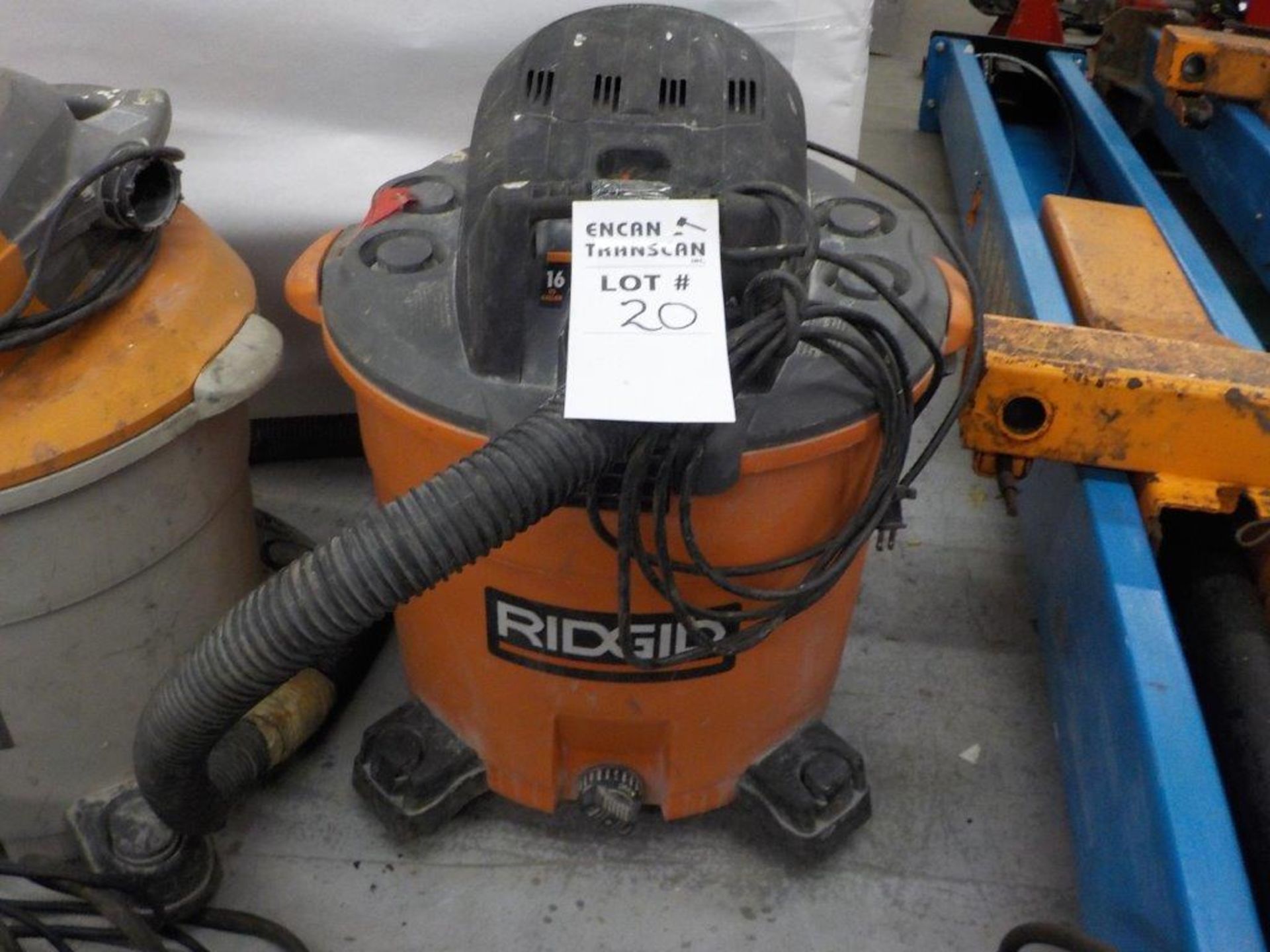 RIGID vacuum cleaner, 5 HP, 60 litres,