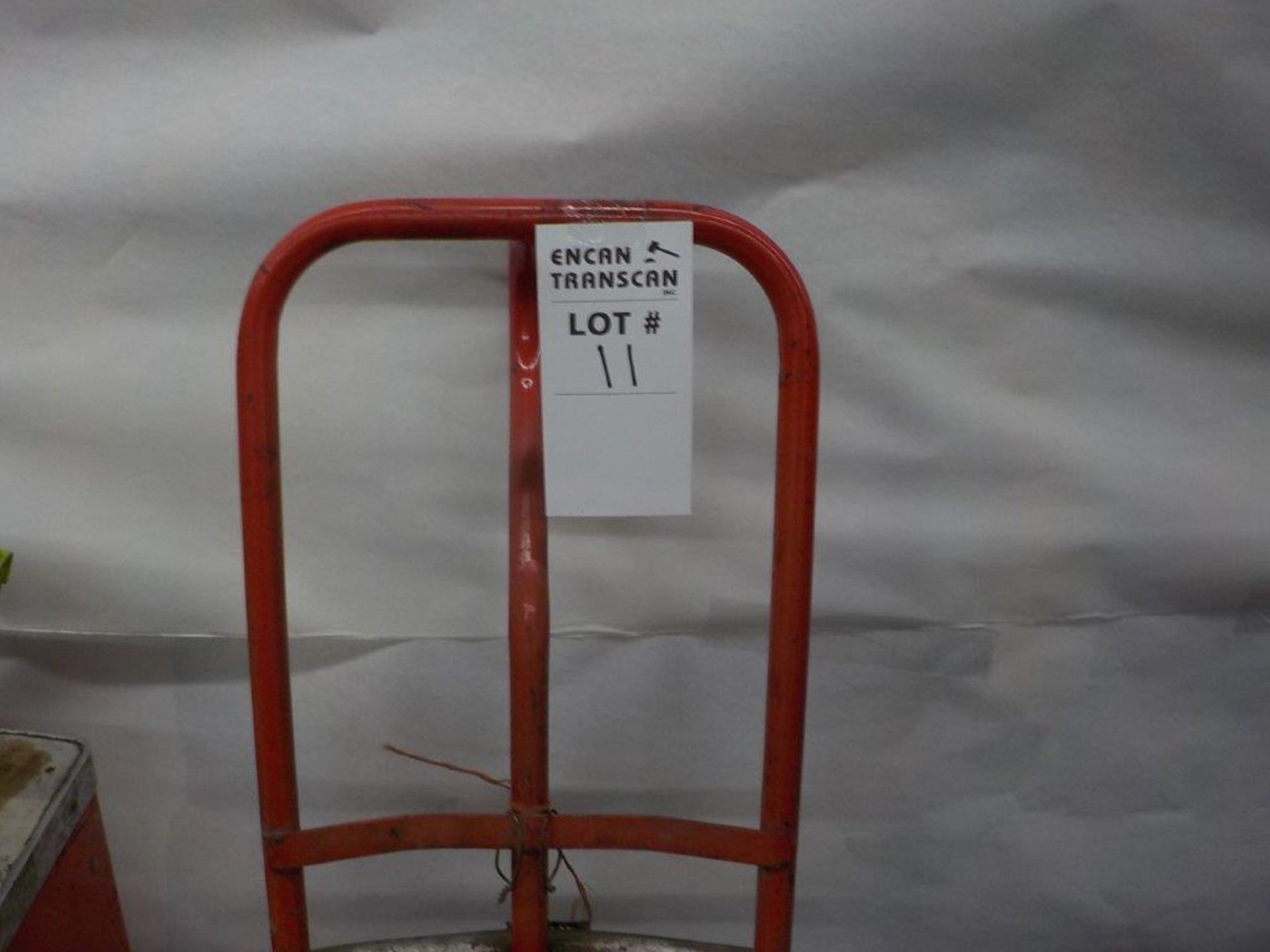 LOT: assorted hand truck, stool, etc.