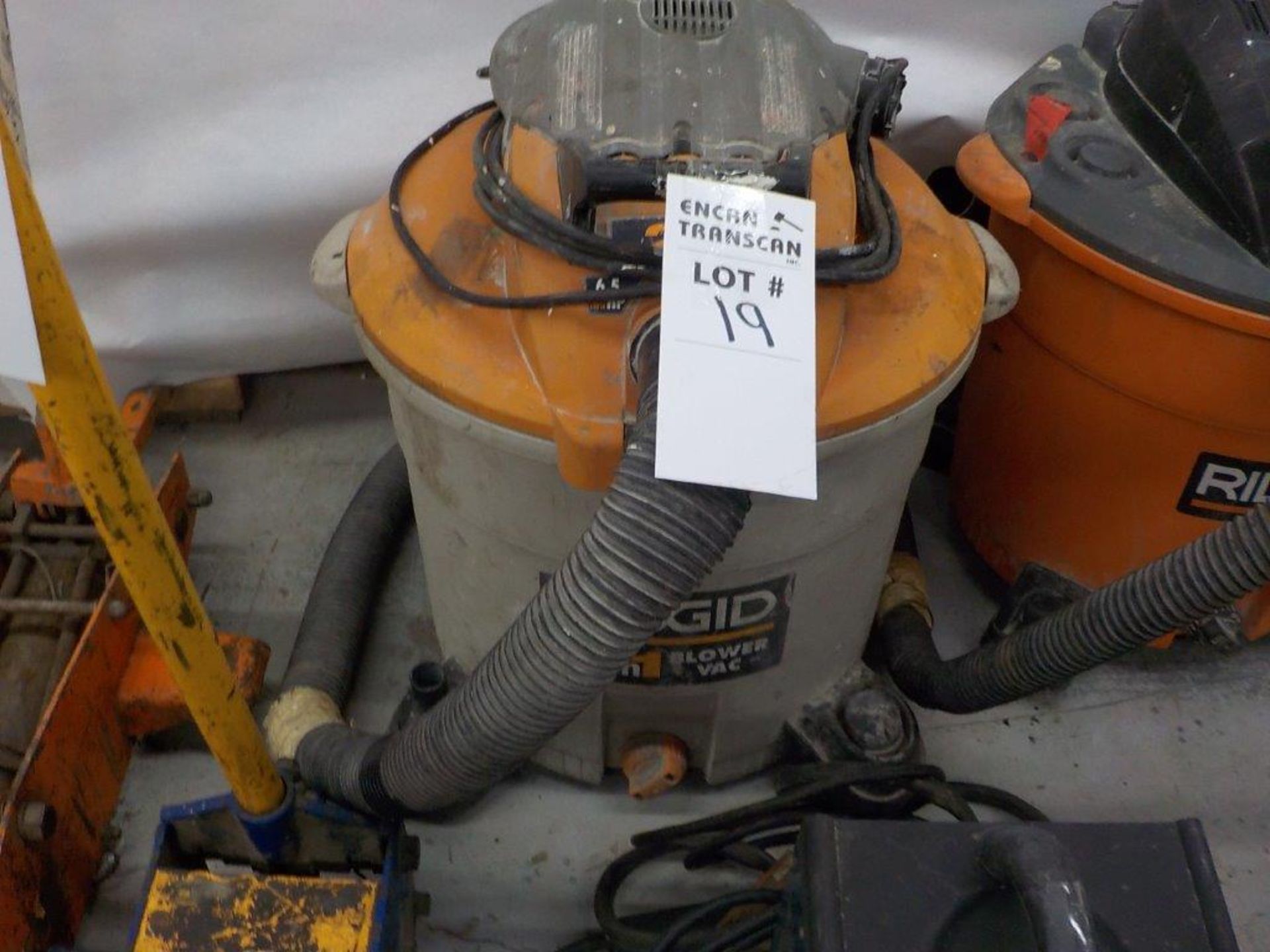 RIGID vacuum cleaner, mod: WA06700, 22,5 litres,