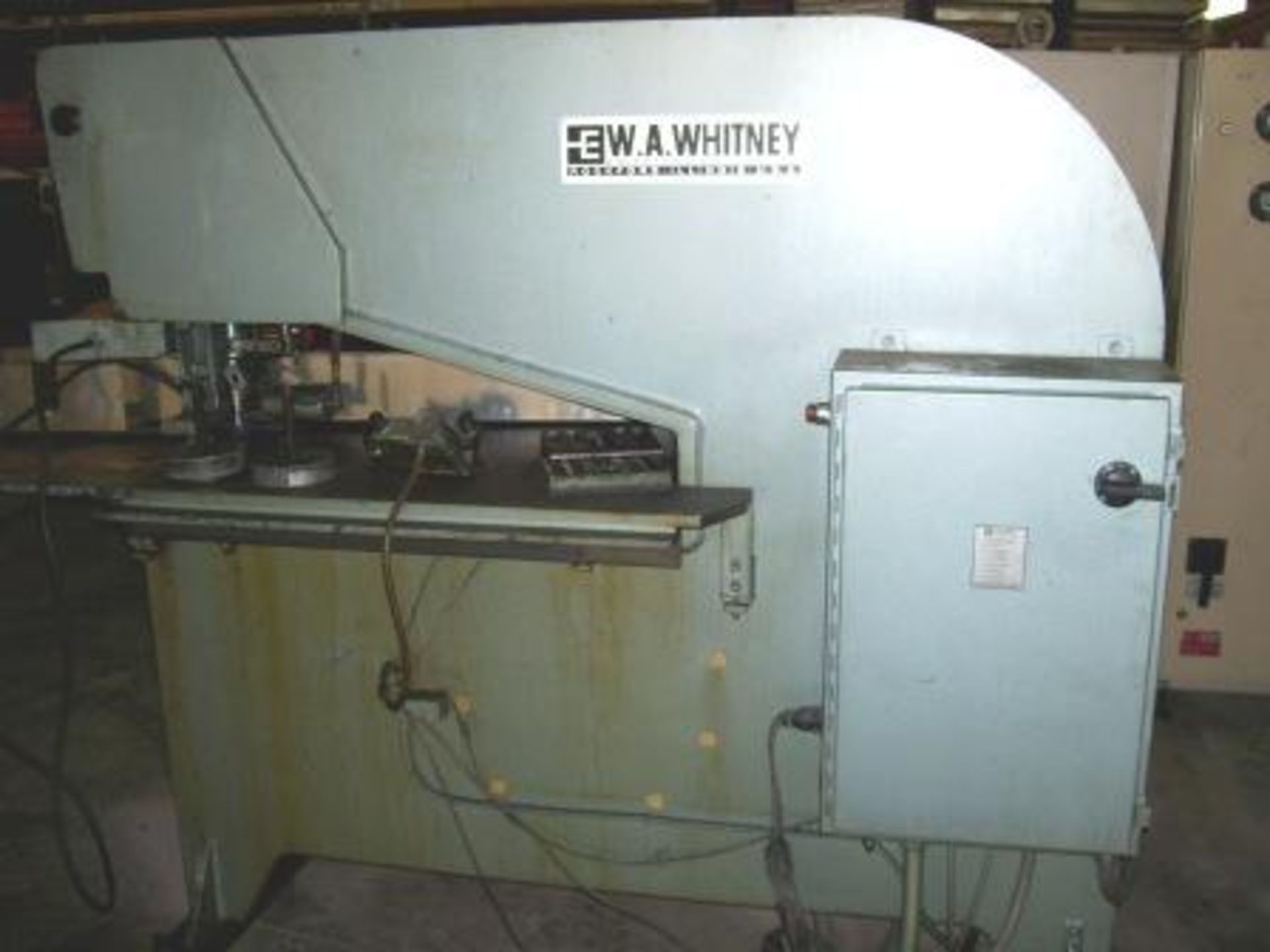 Whitney Single station punch with power rack