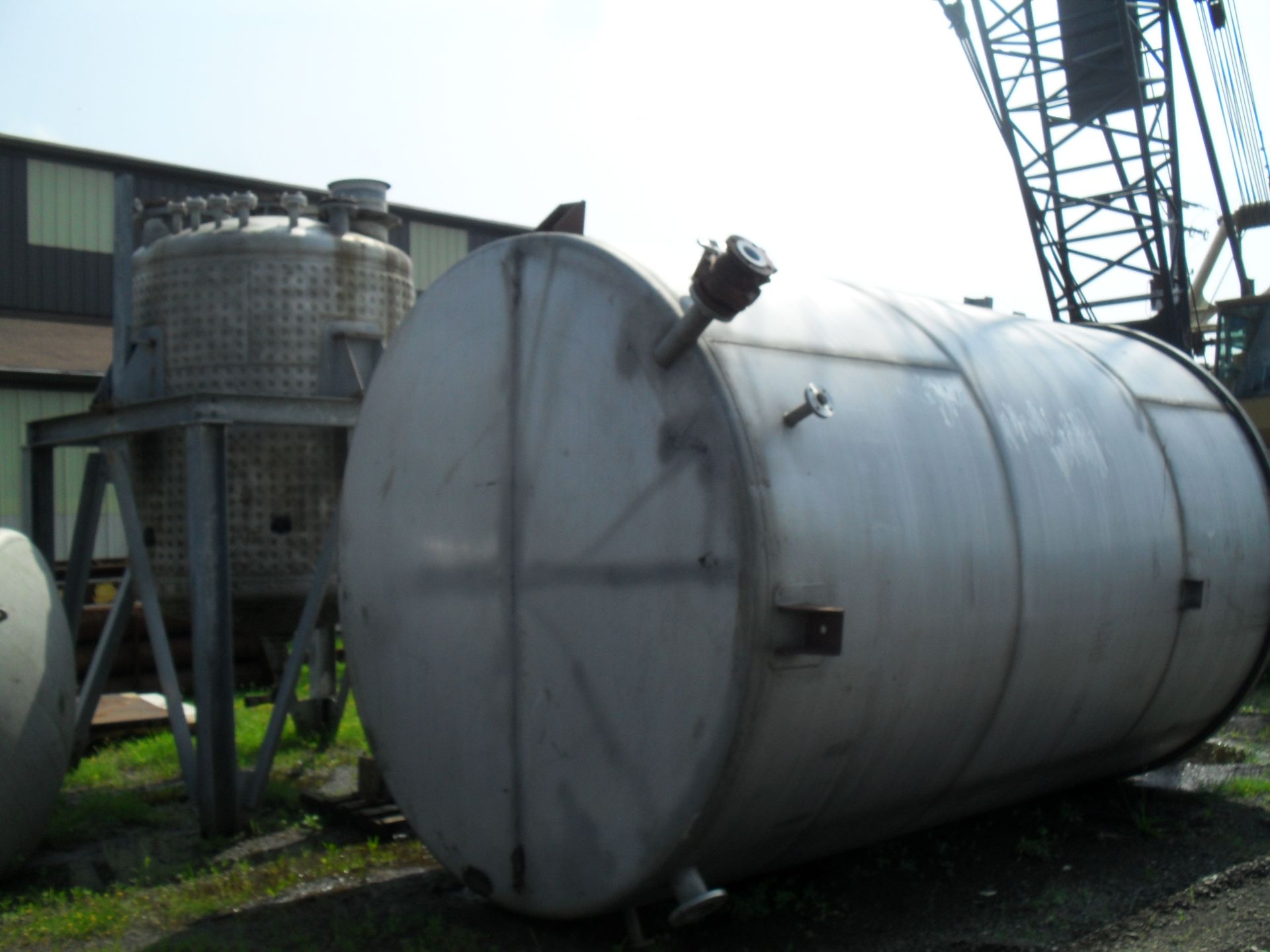 Evans & Son 6,600 Gallon Vertical 316 Stainless Storage Tank - Image 4 of 4
