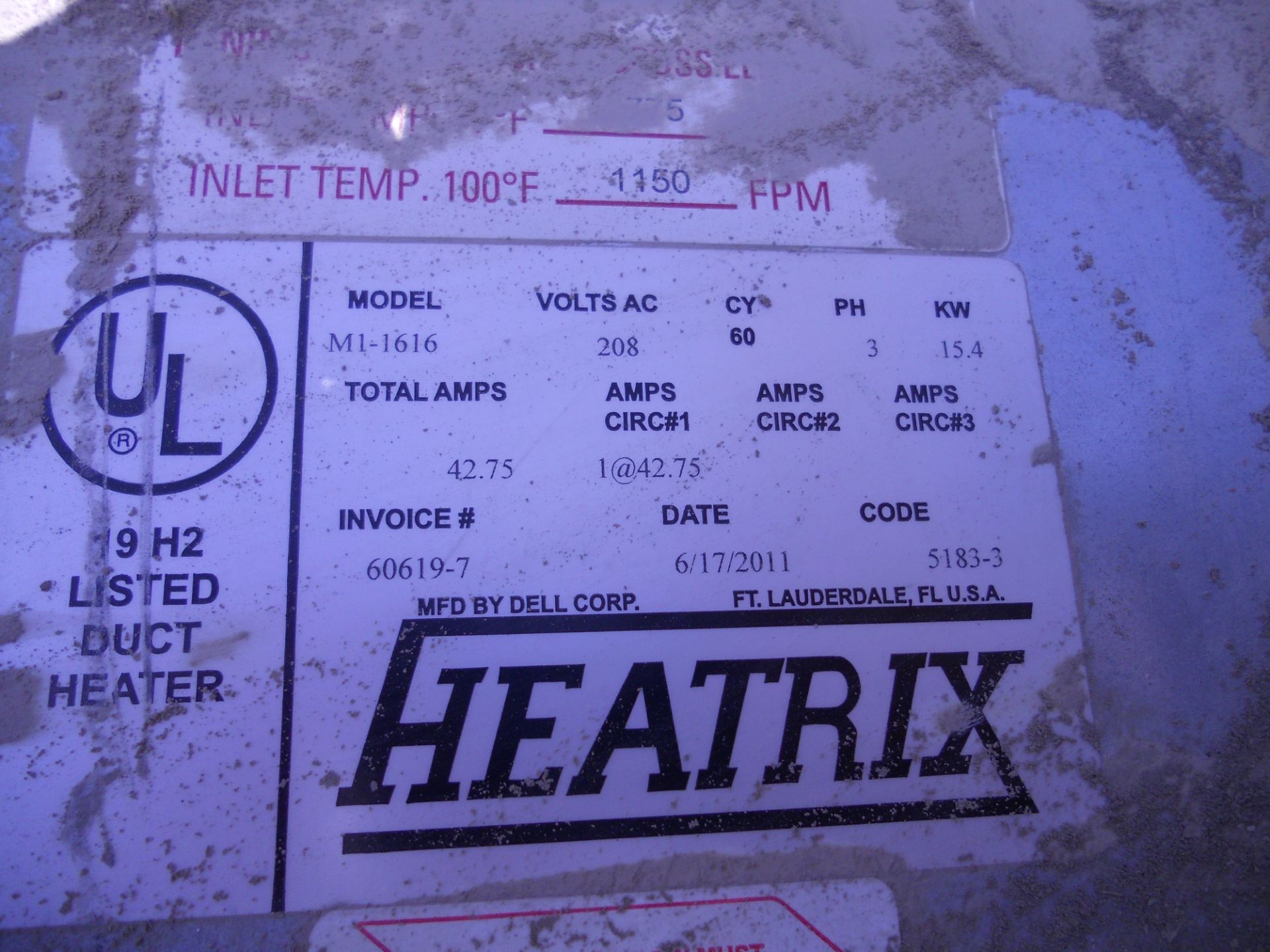 Skid with (2) Heatrix duct heaters and (4) Boxes of Bostitch staples - Image 2 of 7