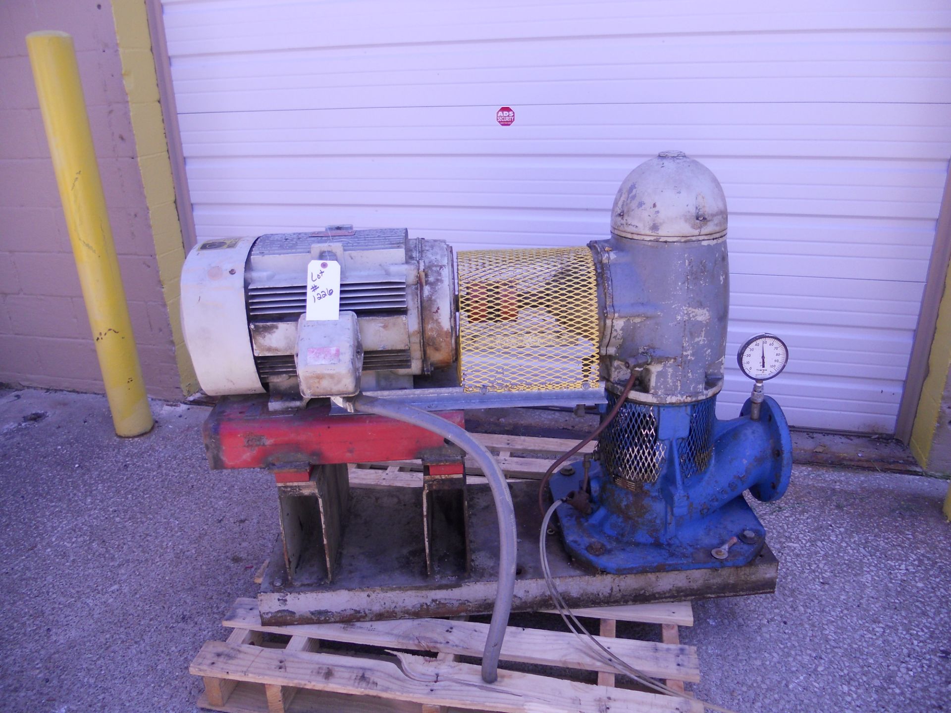 Gould pump with Amarillo Gear Drive; with 30 HP motor