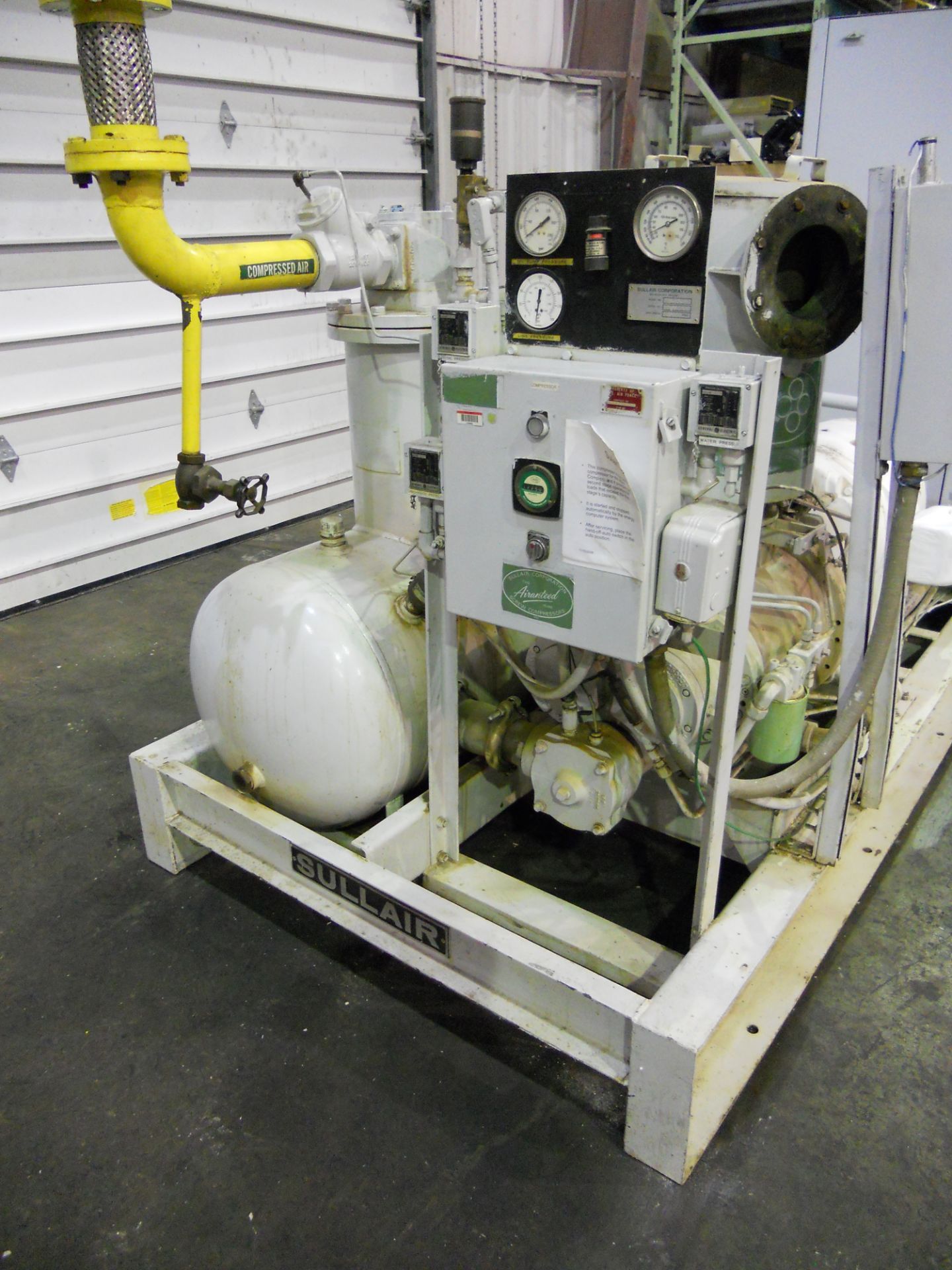 Sullair 125 HP Air Compressor with soft starter - Image 2 of 2