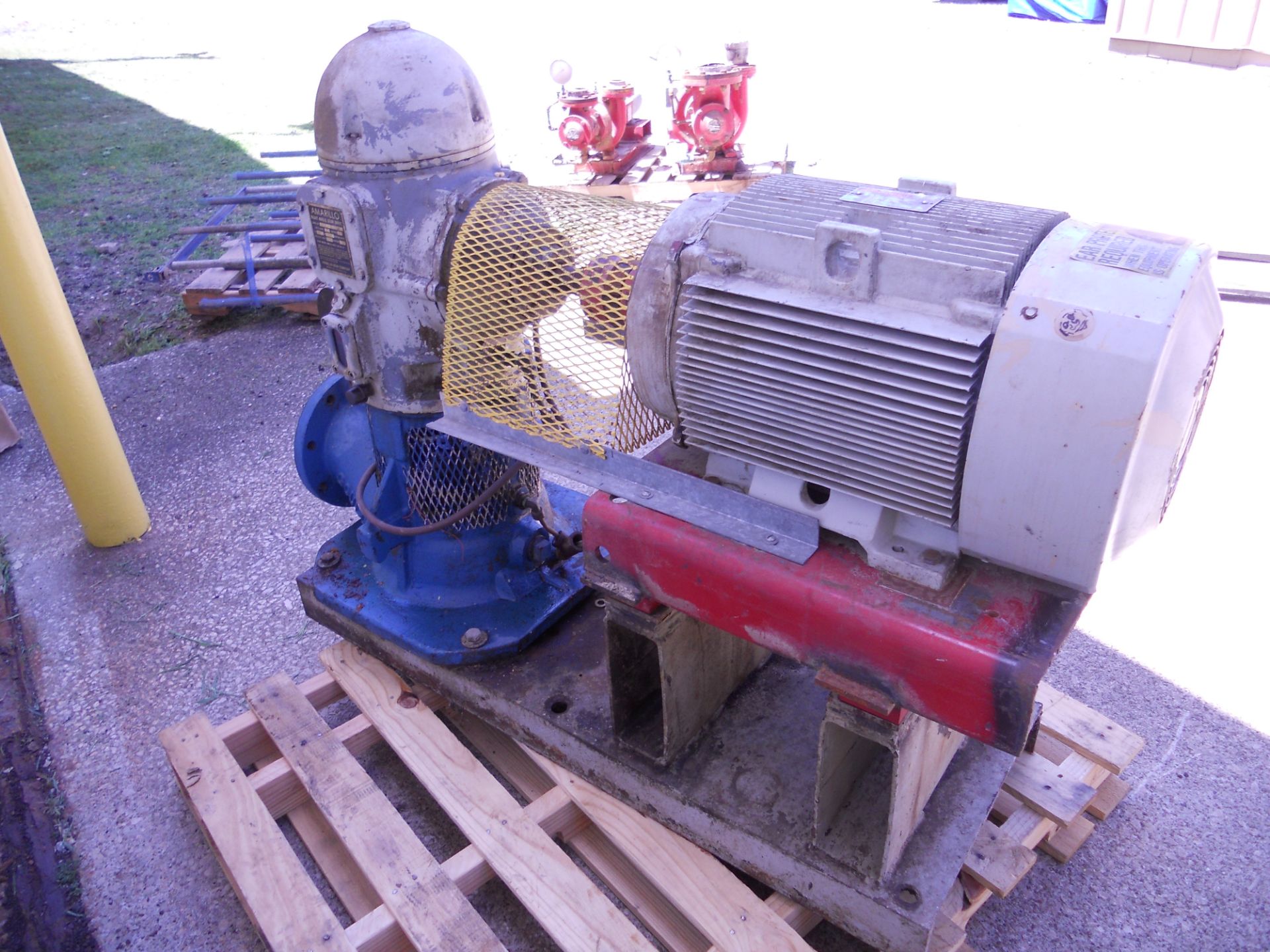 Gould pump with Amarillo Gear Drive; with 30 HP motor - Image 4 of 4