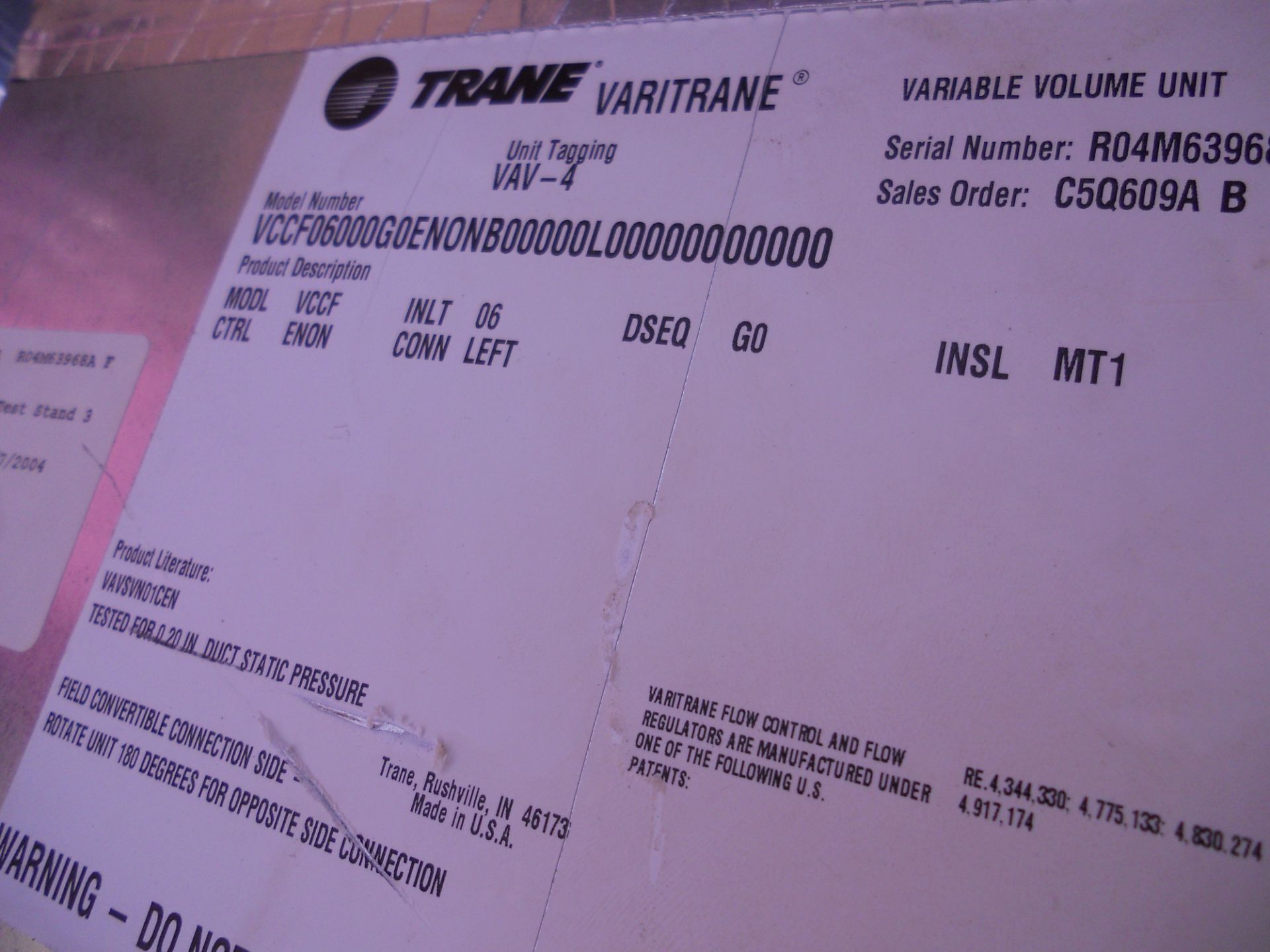 One Lot of (3) Heatrix duct heaters & (2) Trane Varitrane Volume Units - Image 4 of 6