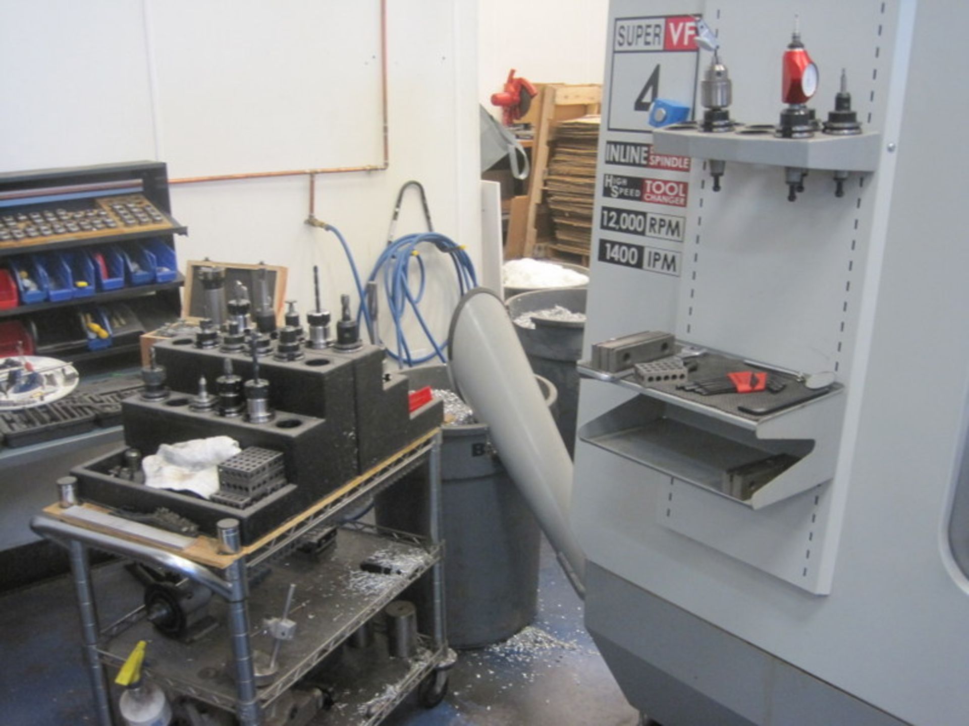 2008 Haas Super VF-4SS w/ Tooling S/N 10725 - Image 3 of 8