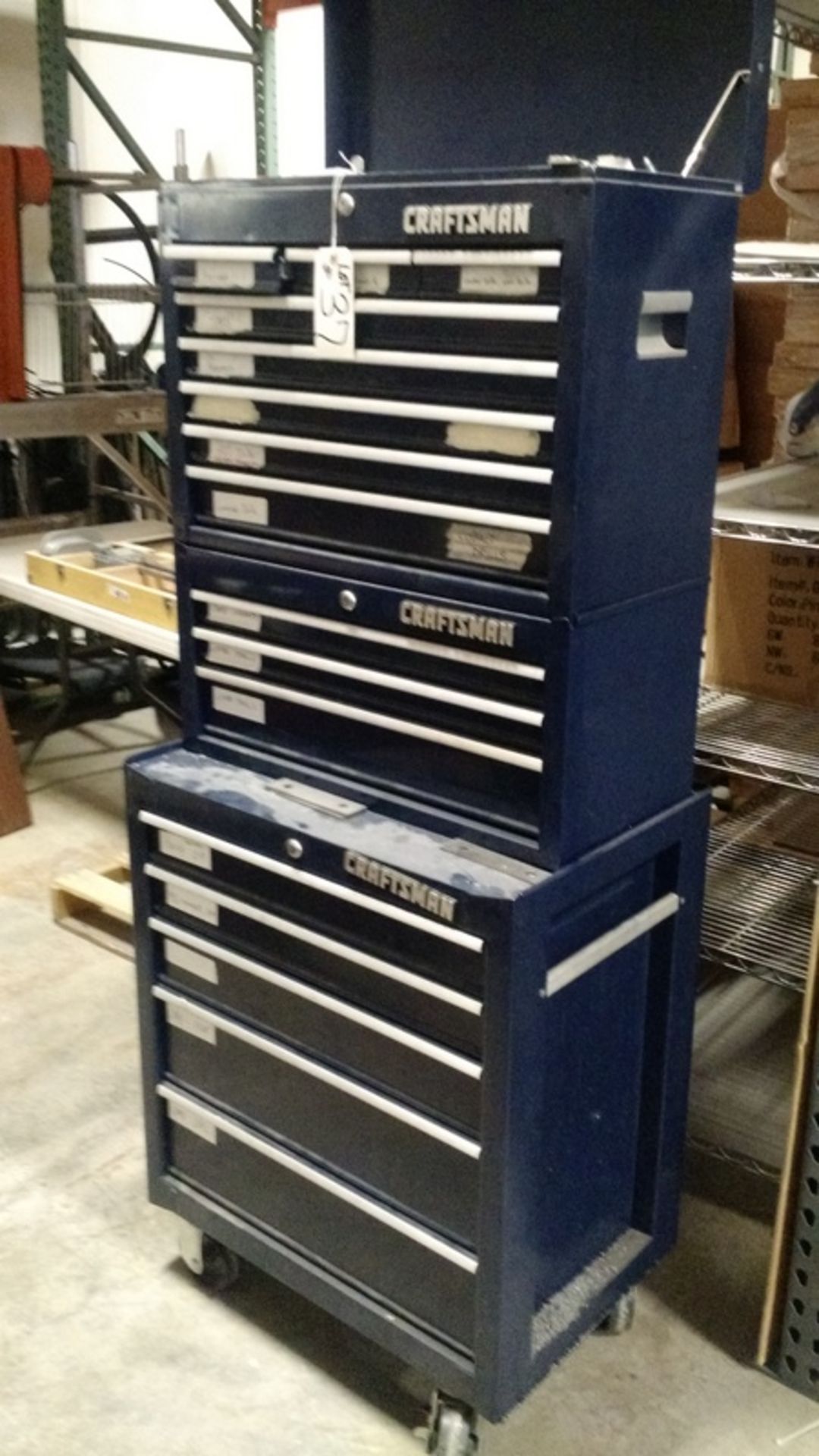 Craftsman Double Stack Tool Box w/ Tools