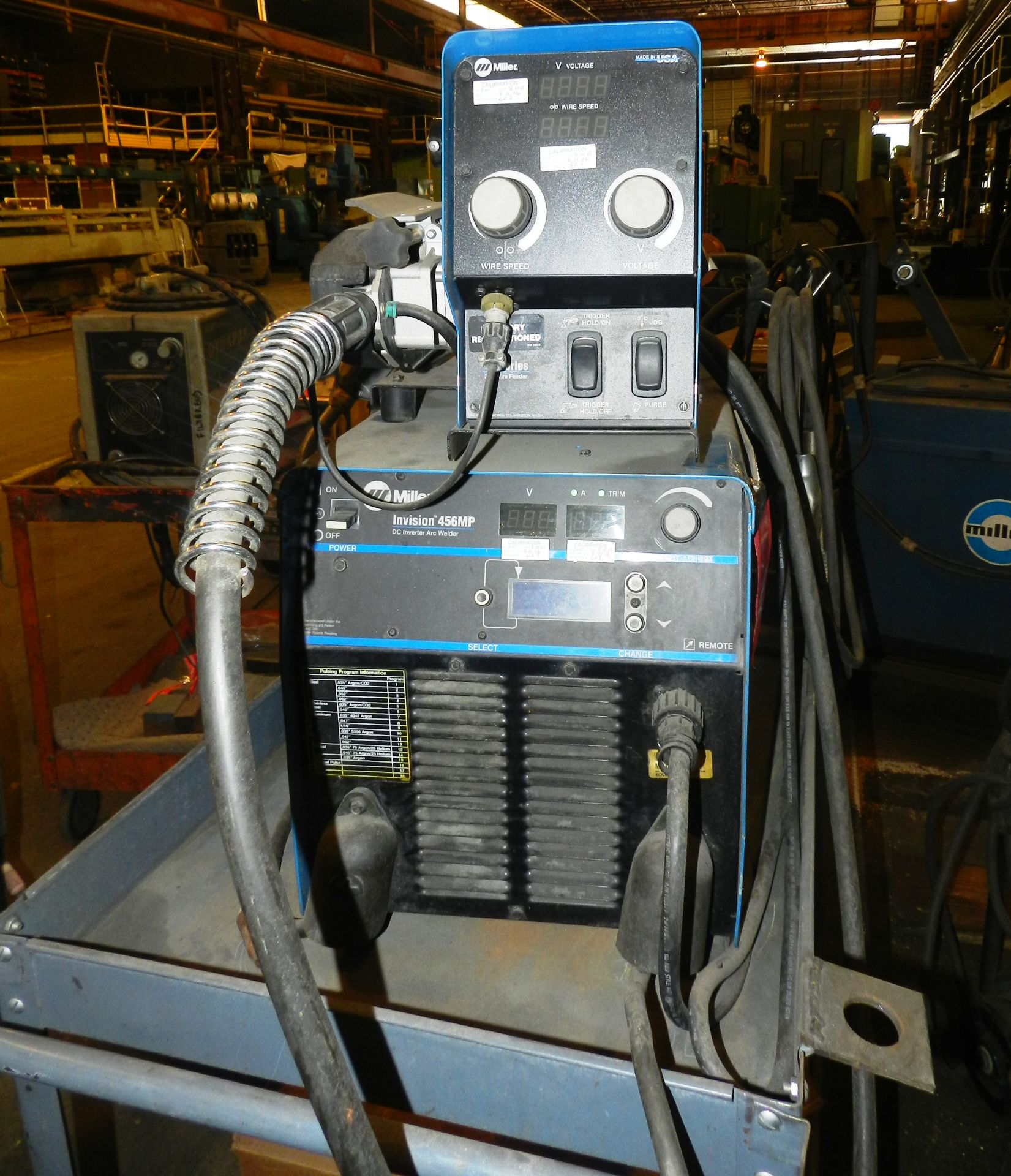 Miller Invision 456MP Welder w/ Wire Feeder - Image 2 of 7