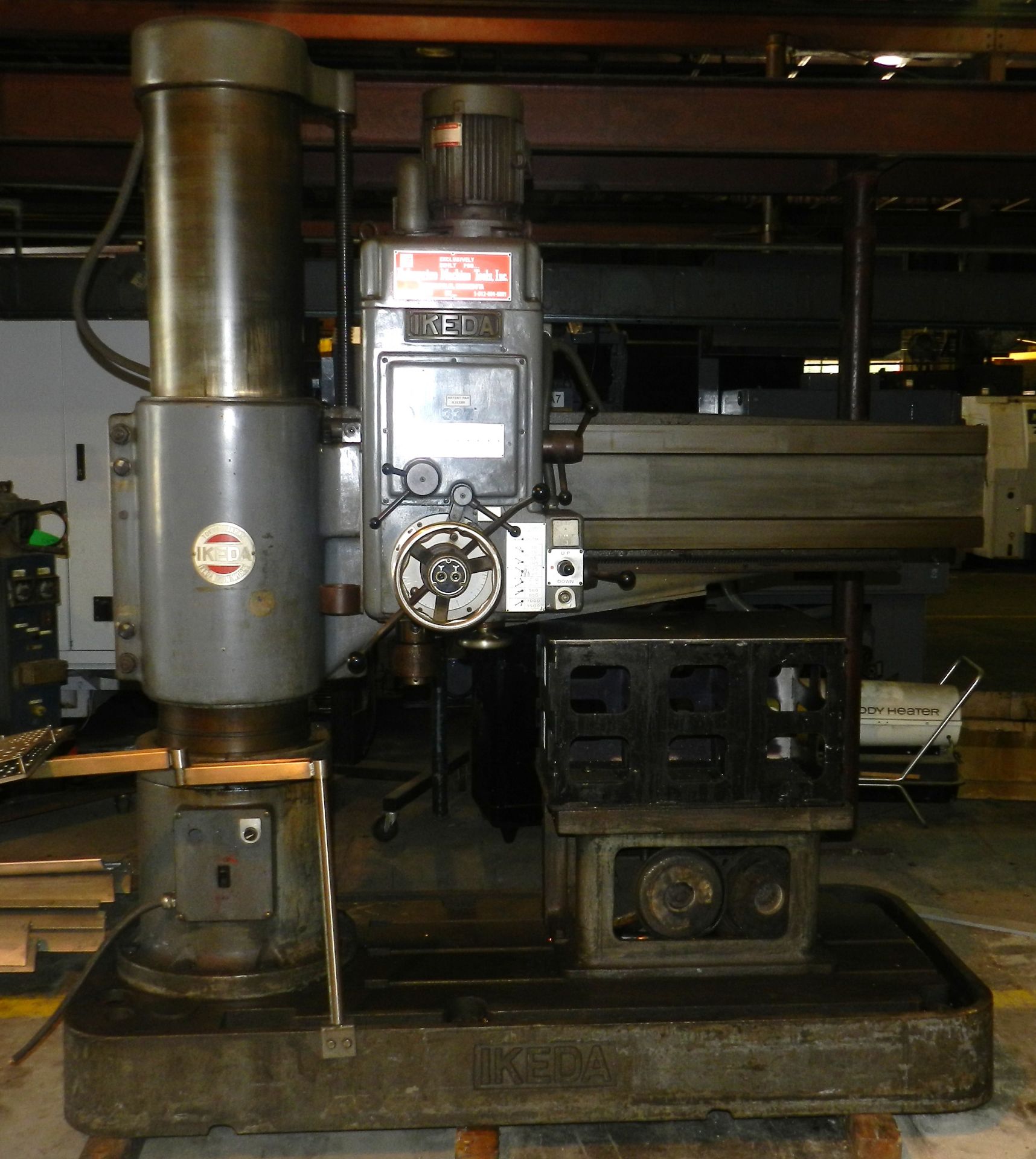 Ikeda RM-1375 Radial Drill Drilling Machine 5' x 13" - Image 2 of 8