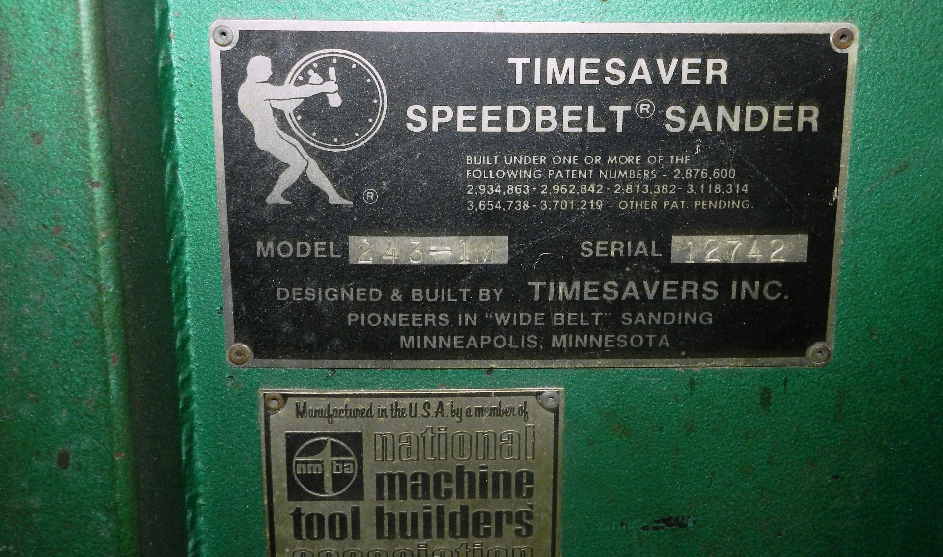 Timesaver 243-1M Speedbelt Sander - Image 2 of 5