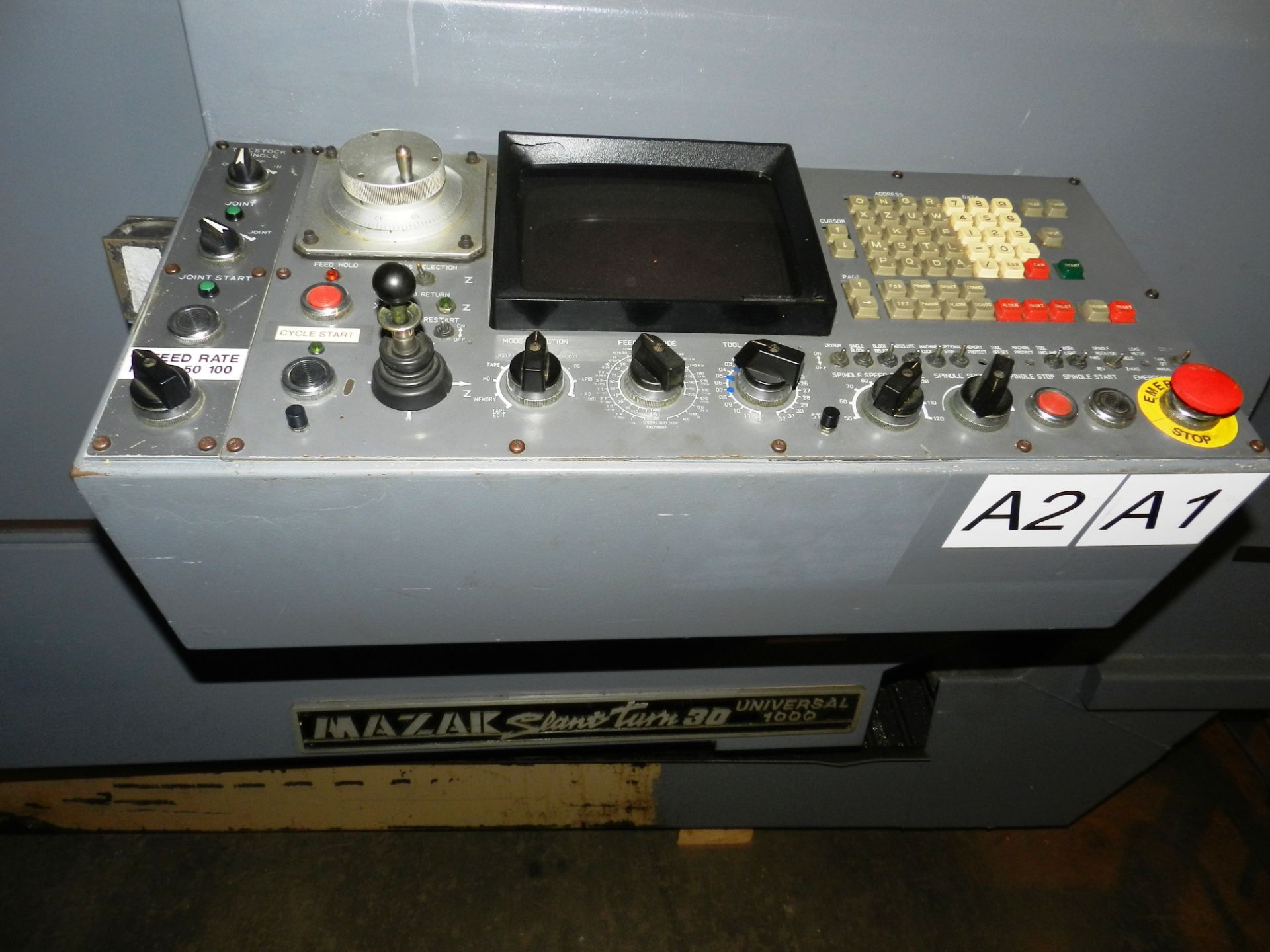 Mazak Slant Turn 30 Universal 1000 CNC Lathe Fanuc Controls - Image 9 of 12