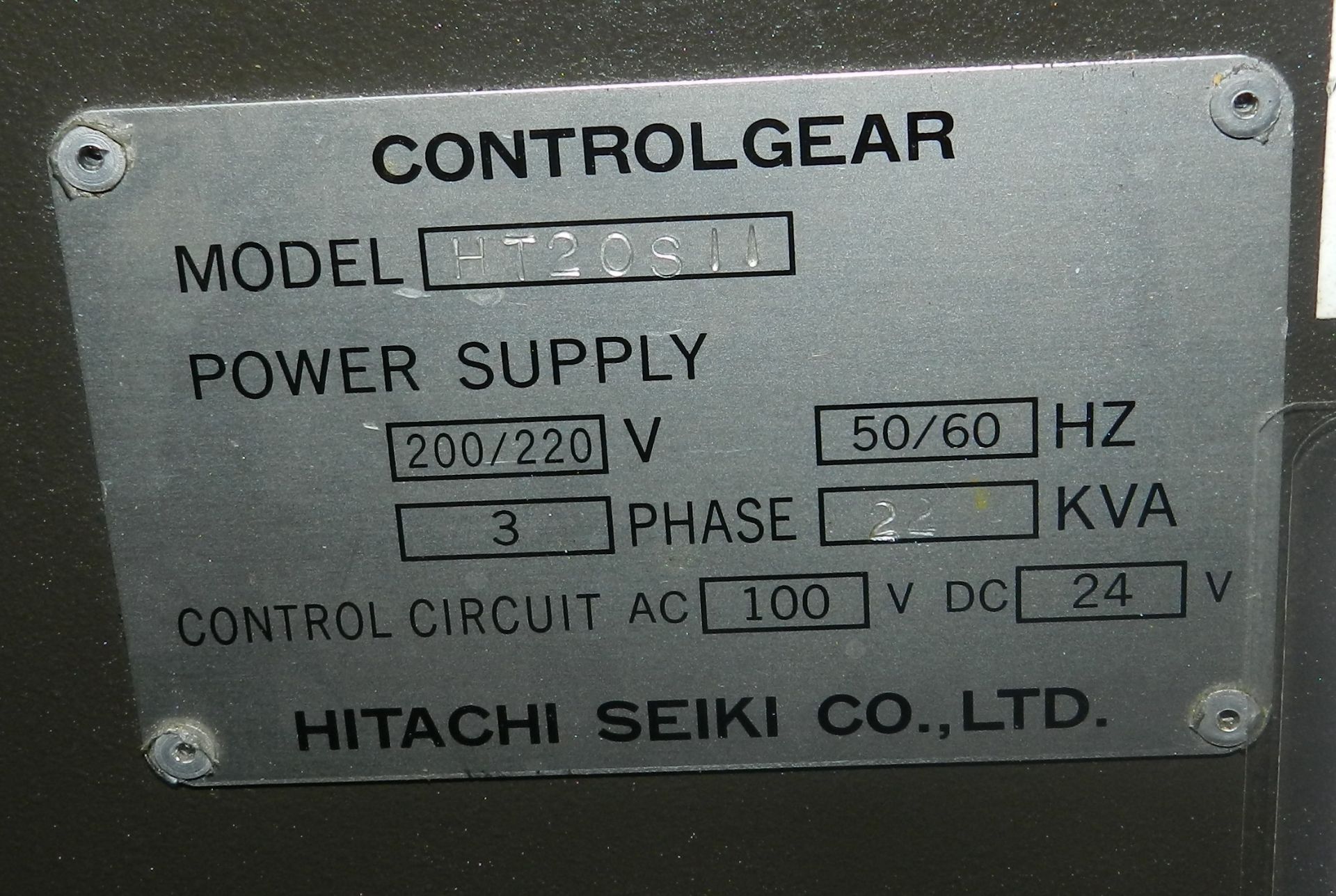 Hitachi Seiki CNC Lathe HT-20SII - Image 4 of 11