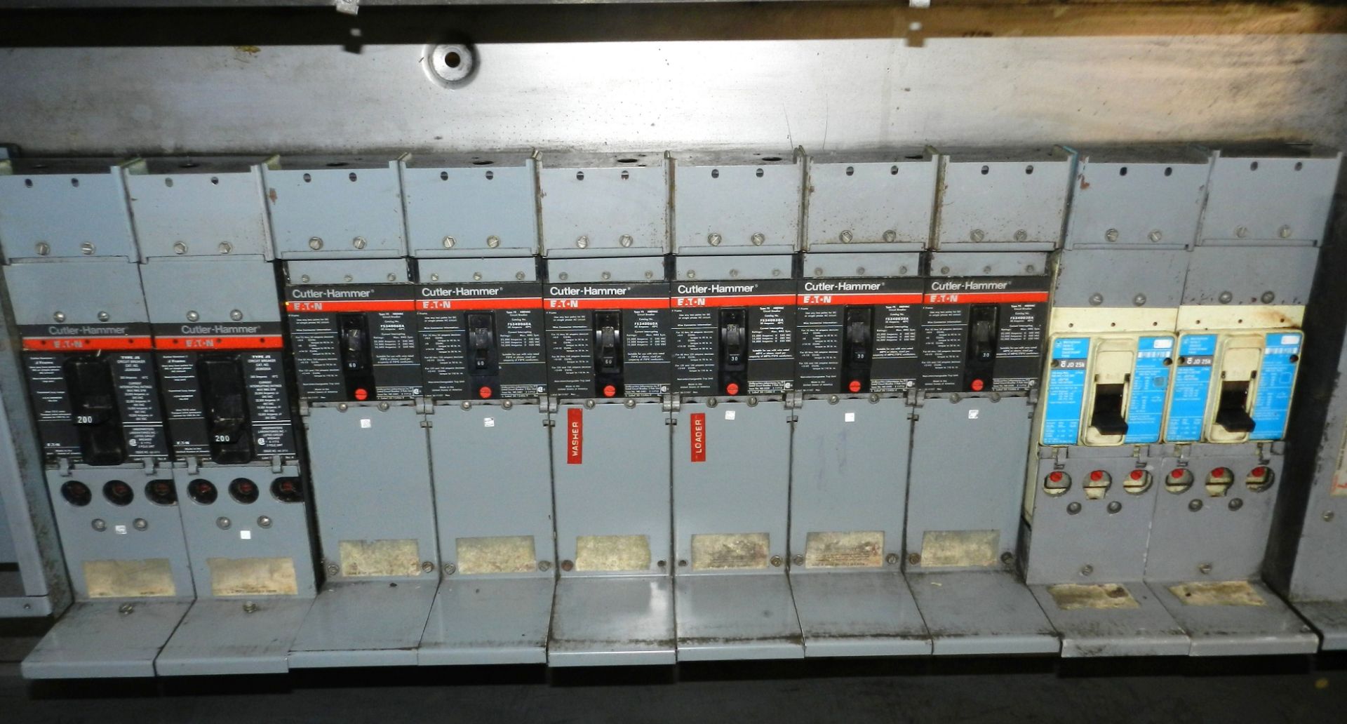Lot of 10 - Cutler Hammer Distribution Panel: (2)250A, (2)200A, (3)60A, (3)30A - Image 3 of 12