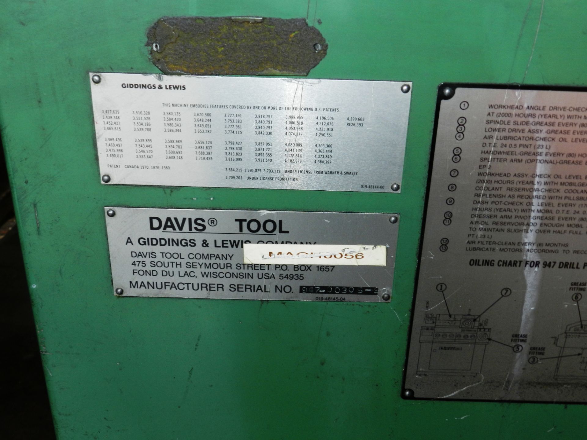 Giddings & Lewis Davis 947 Drill Point Grinder - Image 7 of 8