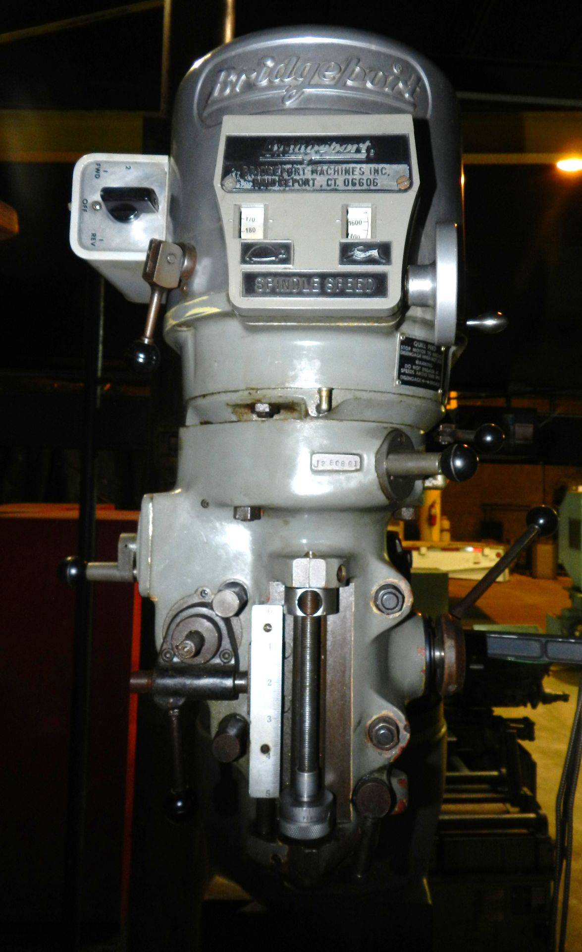 Bridgeport 9" x 48" Milling Machine 2HP - Image 5 of 12