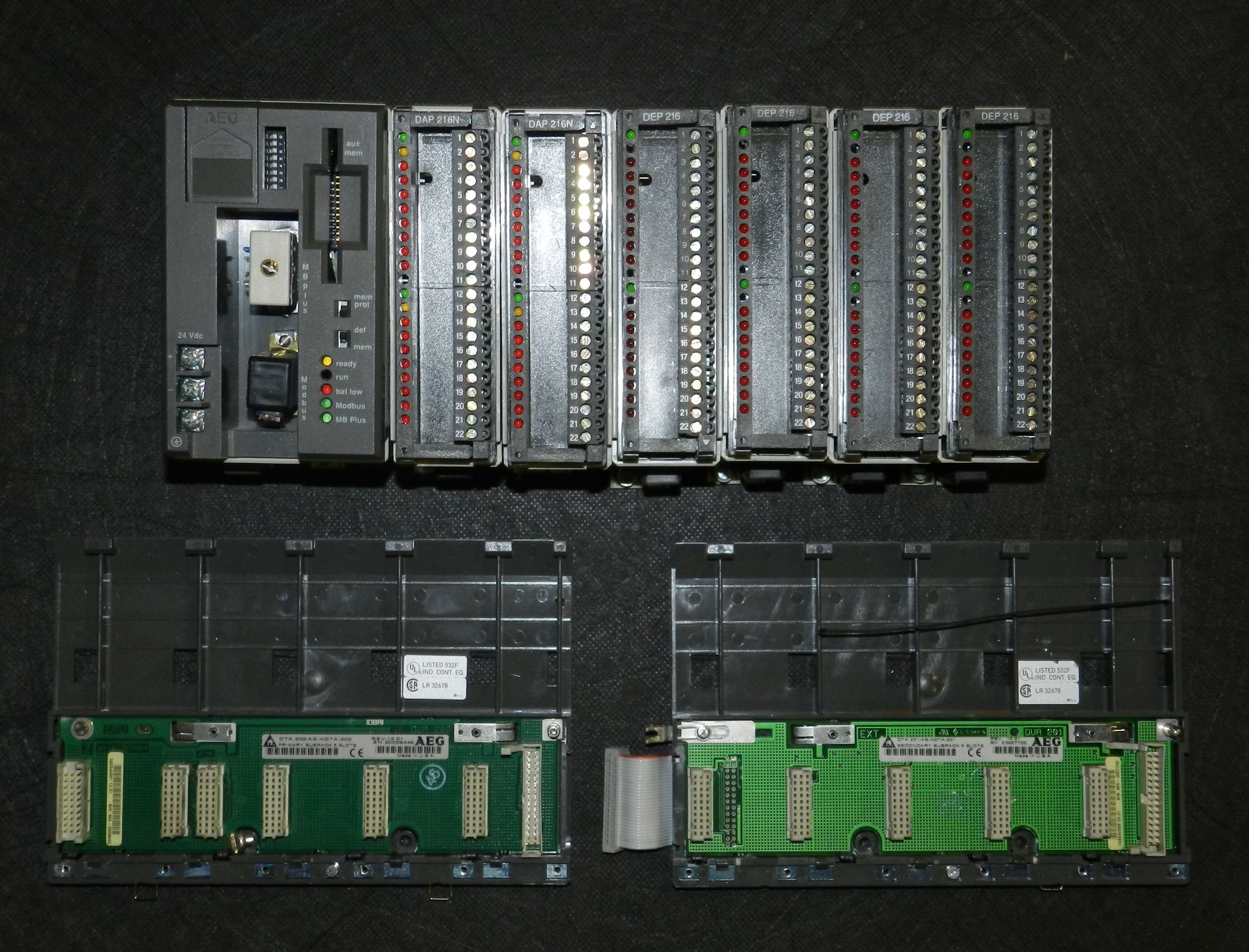 AEG Modicon PC-A984-145 CPU I/O PLC Assembly Rack - Image 11 of 11