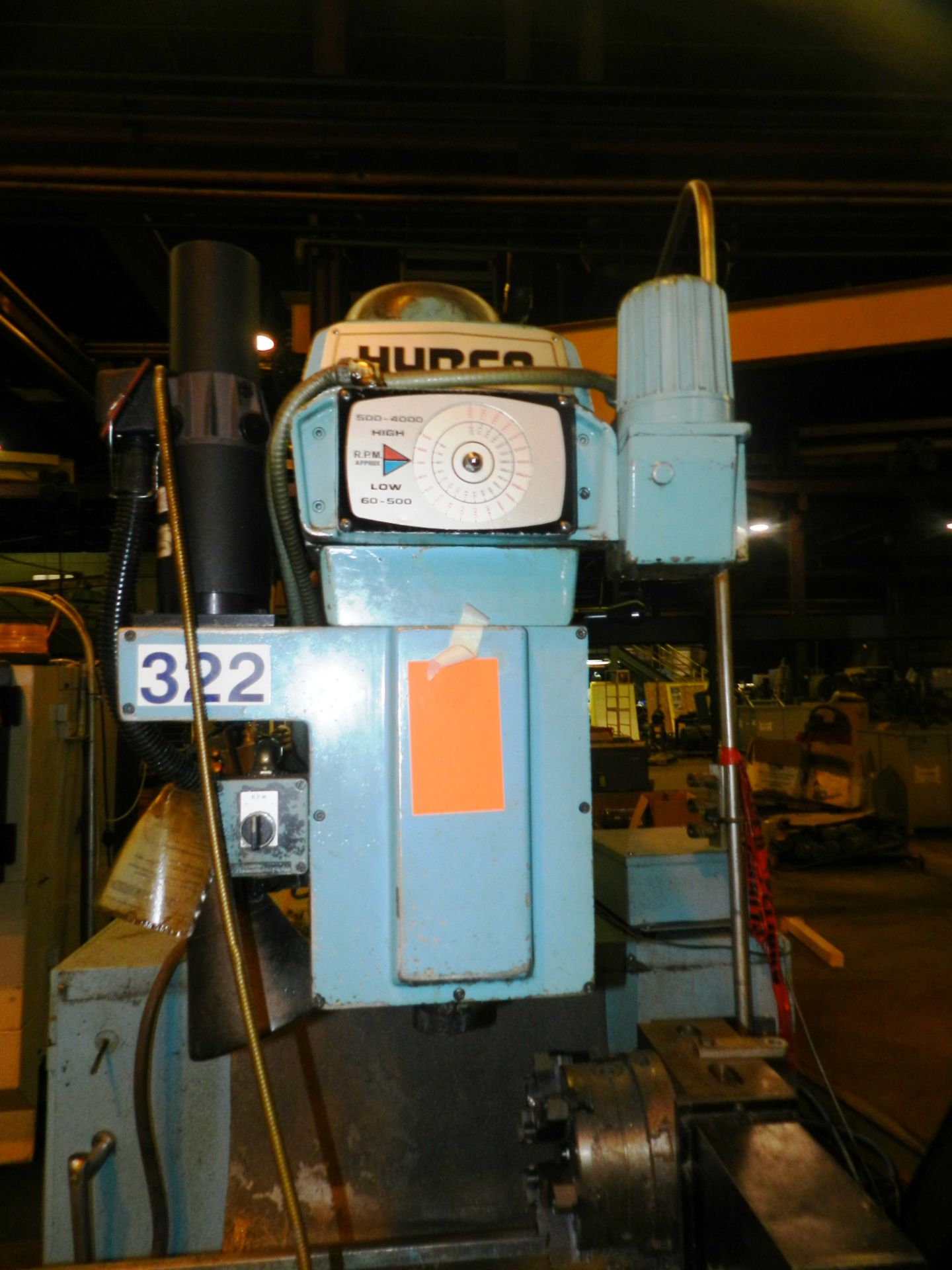 Hurco KM3P CNC Vertical Mill w/ HAAS Indexer - Image 9 of 9