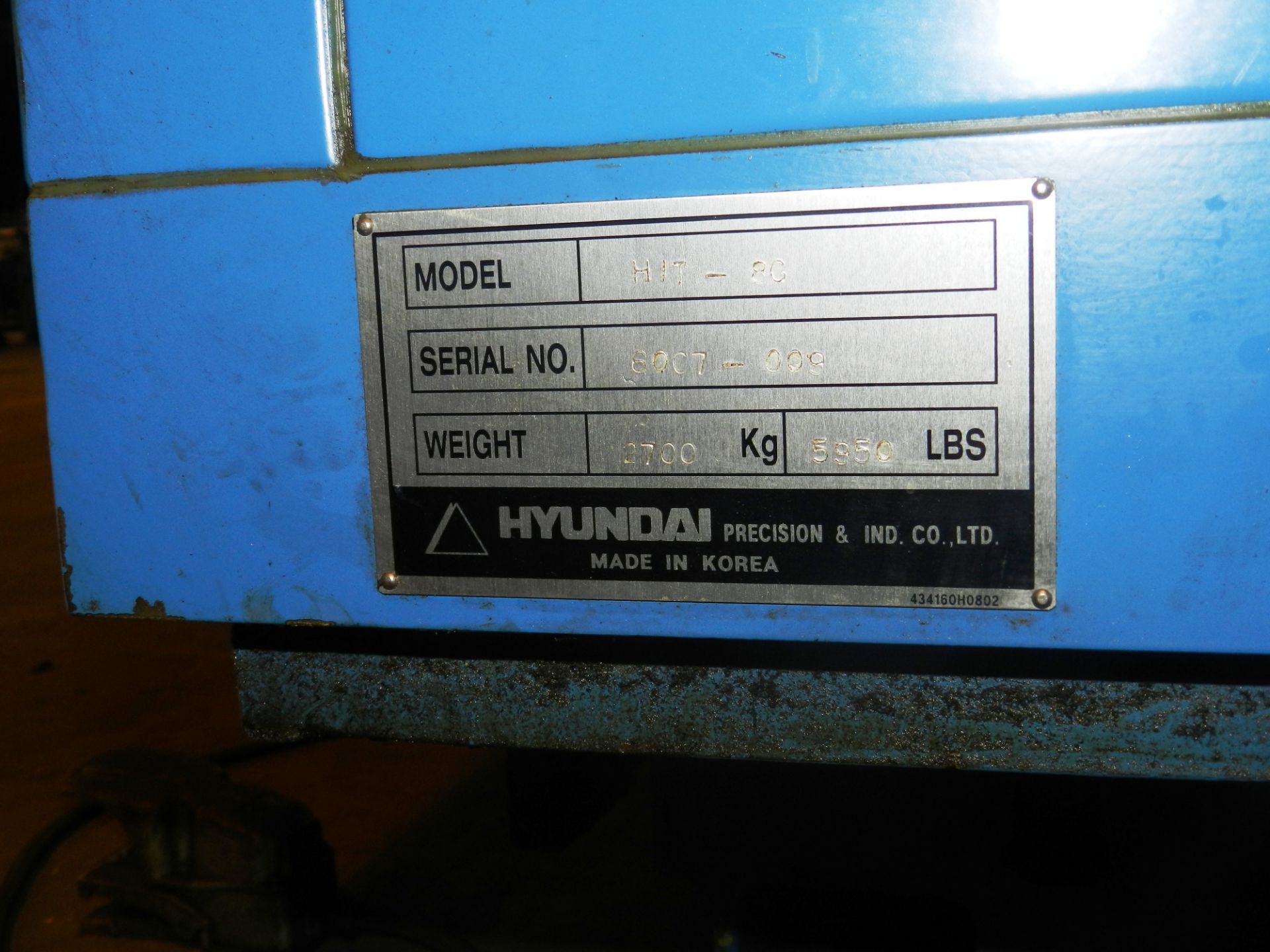 Hyundai HIT-8G CNC Gang Lathe - Image 4 of 8