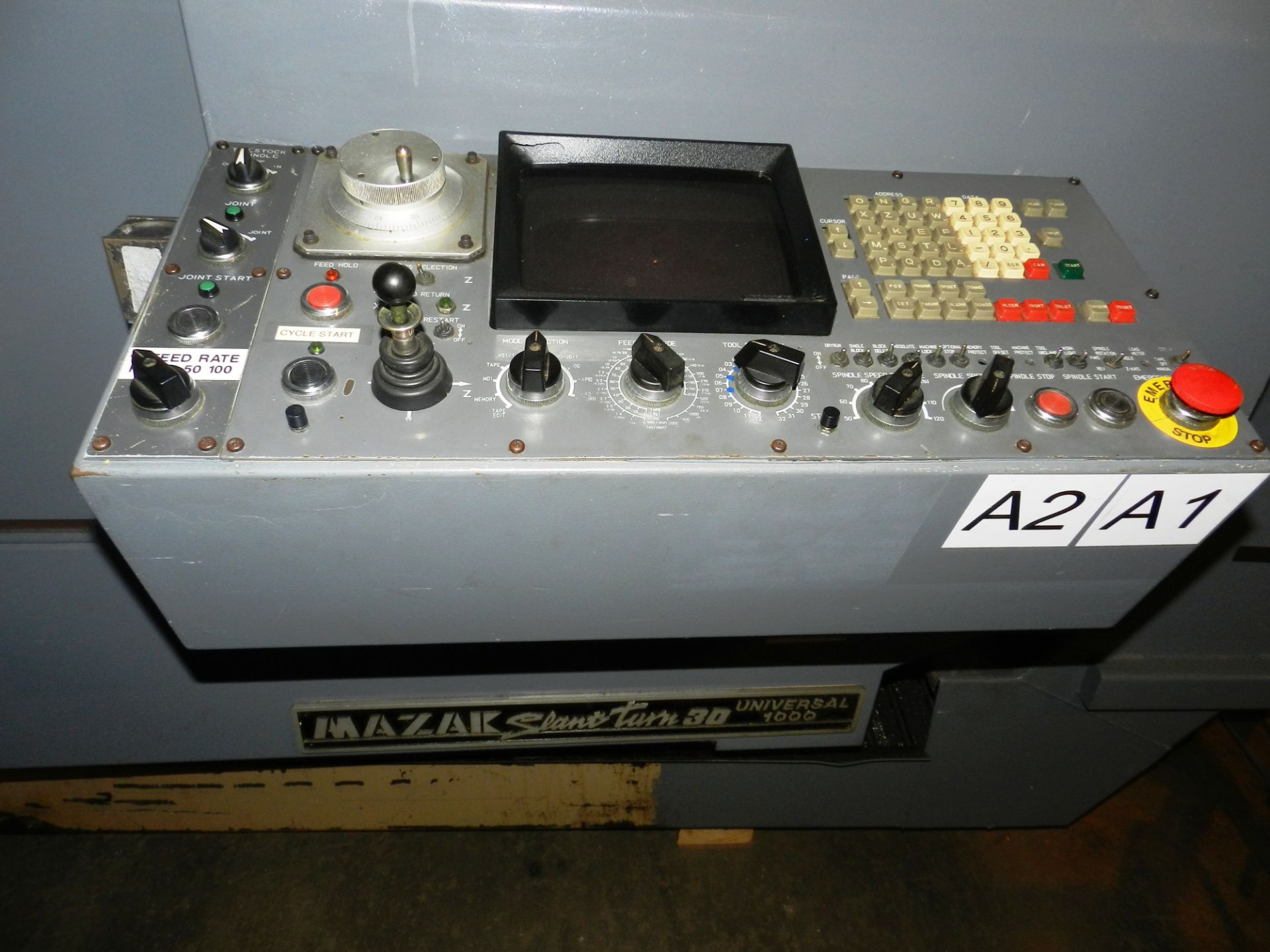 Mazak Slant Turn 30 Universal 1000 CNC Lathe Fanuc Controls - Image 5 of 12