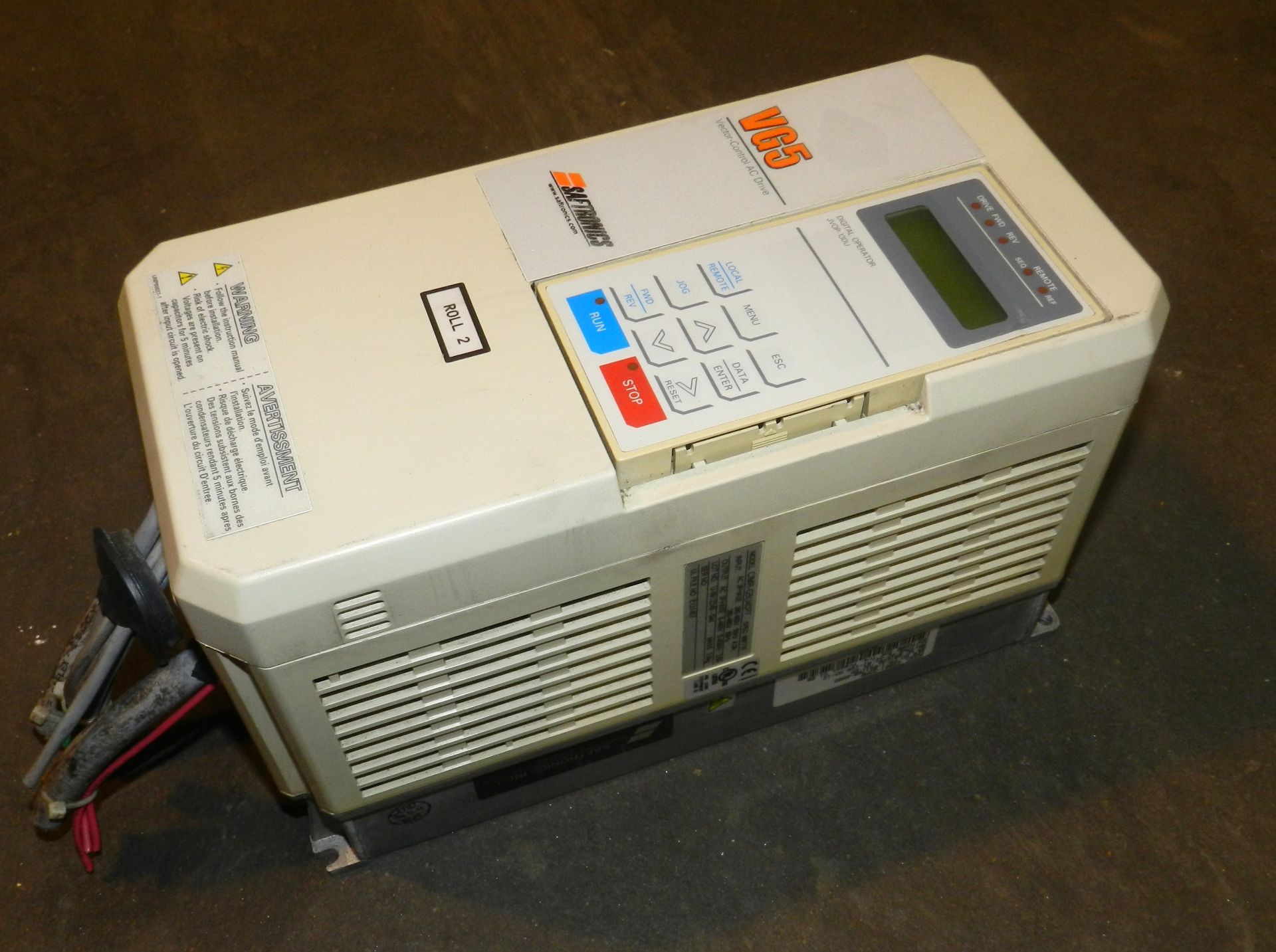 Saftronics CIMR-G5U40P7 VG5 Vector-Control AC Drive - Image 5 of 6