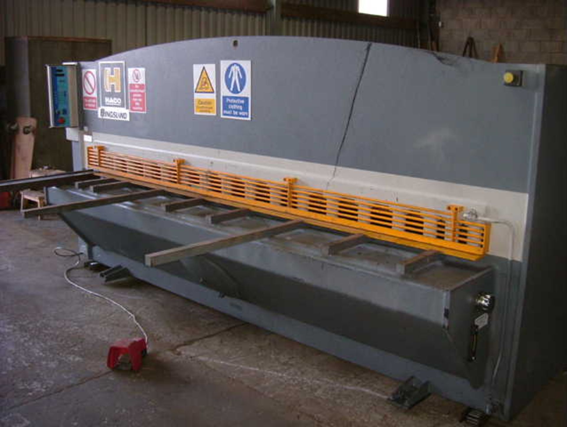 HACO HYDRAULIC GUILLOTINE MODEL TS 3006 - Image 2 of 4