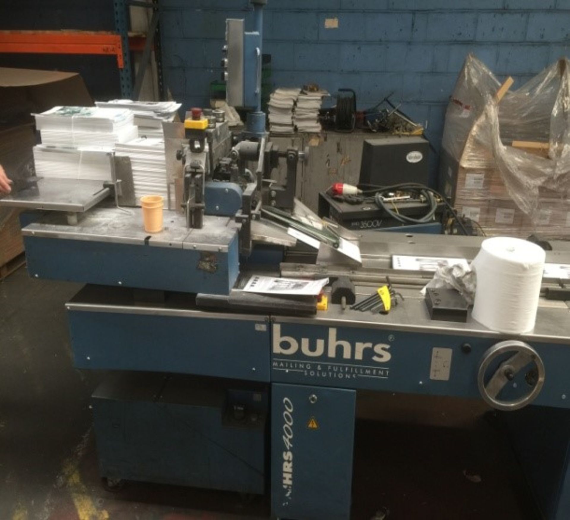 Buhrs 4000 Polywrapping mailing line - Image 5 of 5