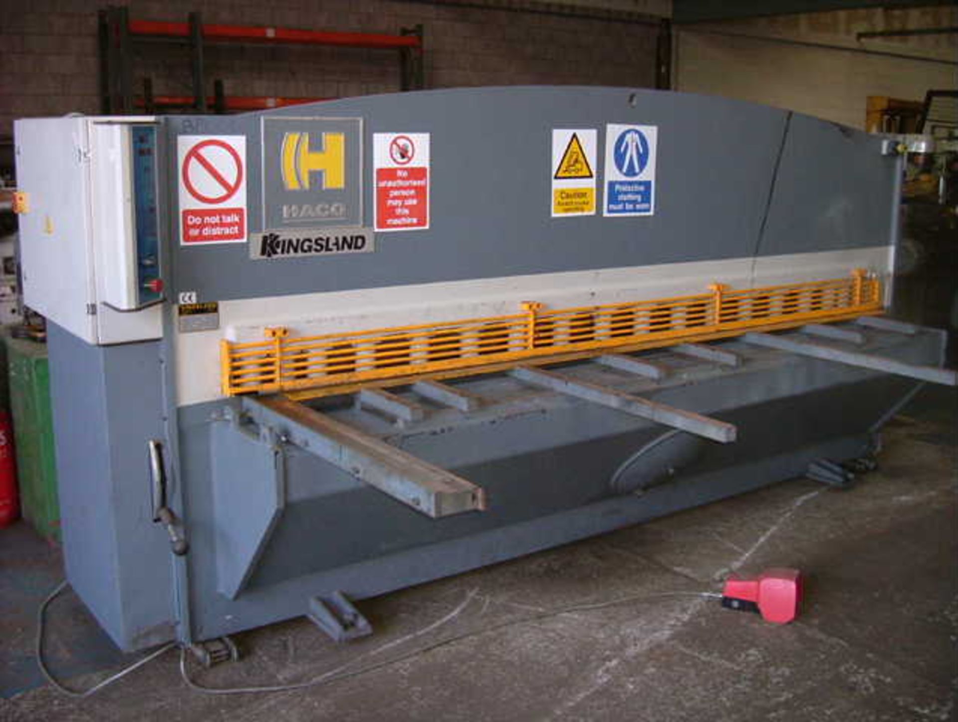 HACO HYDRAULIC GUILLOTINE MODEL TS 3006