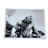 Ray Harryhausen - signed 10 * 8 - Signed photo