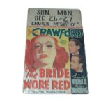 1937 - Bride Wore Red - US Window Card - Vintage Poster for this Joan Crawford classic. Superb