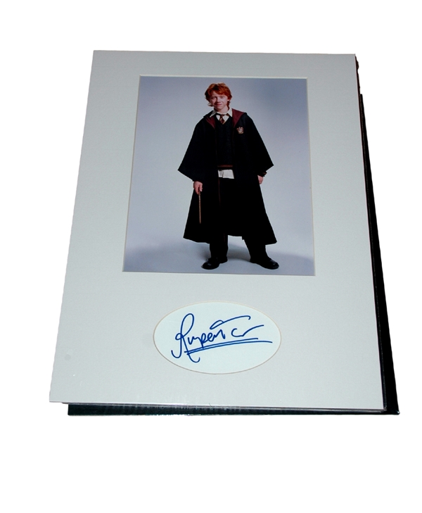 Rupert Grint - Ron Weasly in Harry Potter Films - Mounted Display