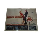 1956 - Bus Stop - US Half Sheet - Great art of Marilyn Monroe and Don Murray. A good first poster