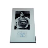 Christopher Reeve - Late actor to have played Superman in the 1970's and 80's. - Mounted Display