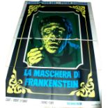 1957 - Curse of Frankenstein - Italian Four Foglio - Hammer films carried on the tradition that